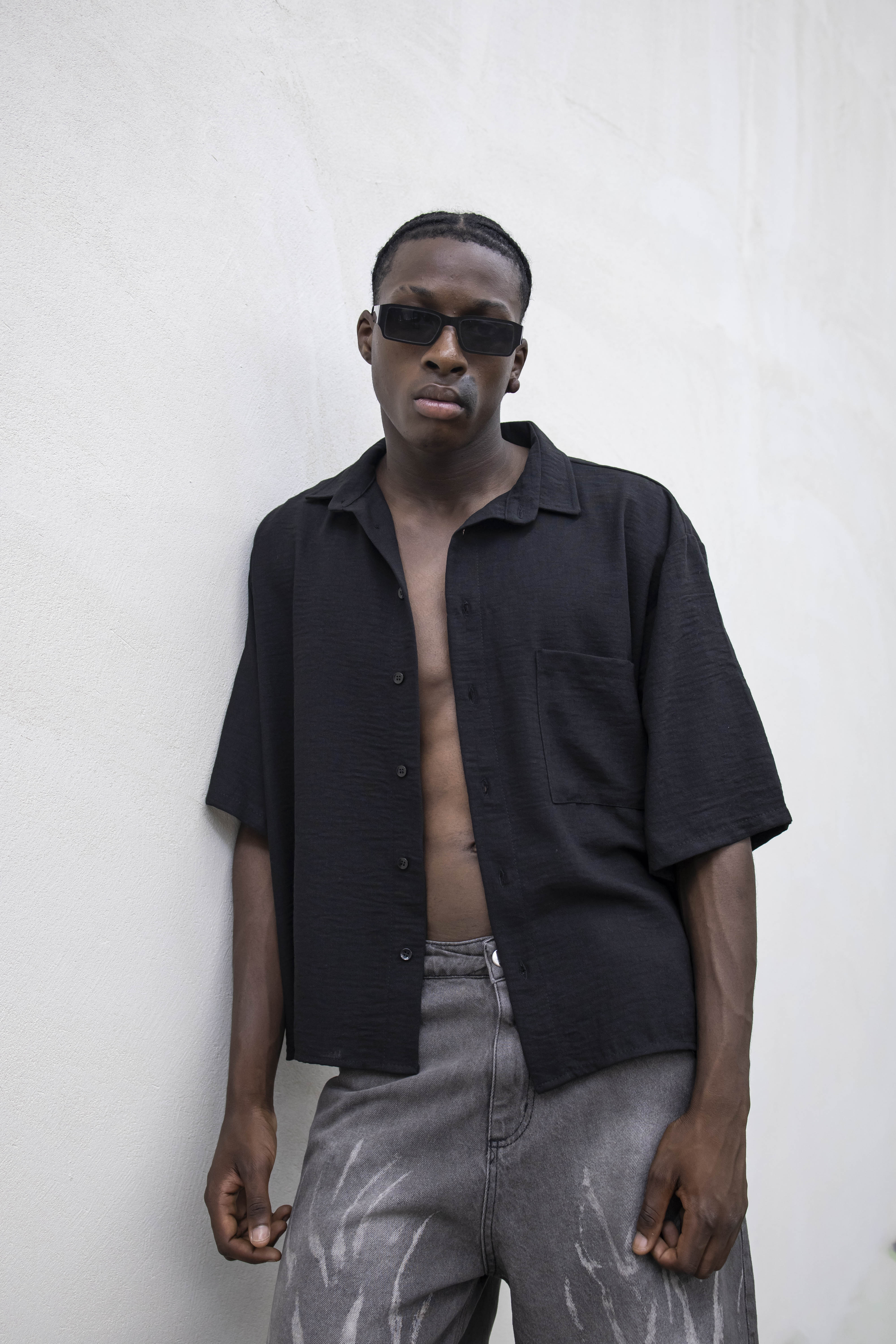 Camicia Crop - Black