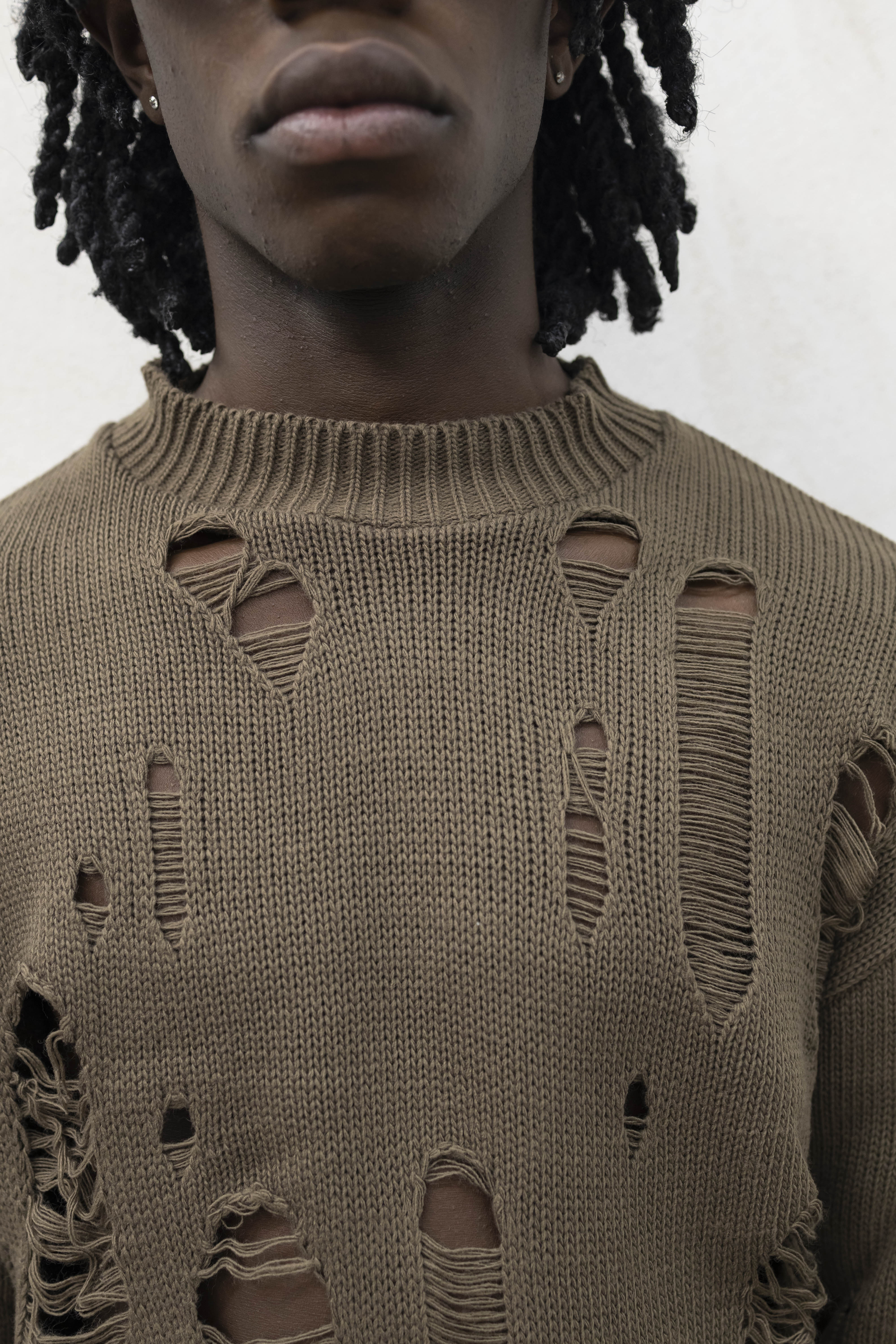 Maglia Abrasioni Girocollo Brown