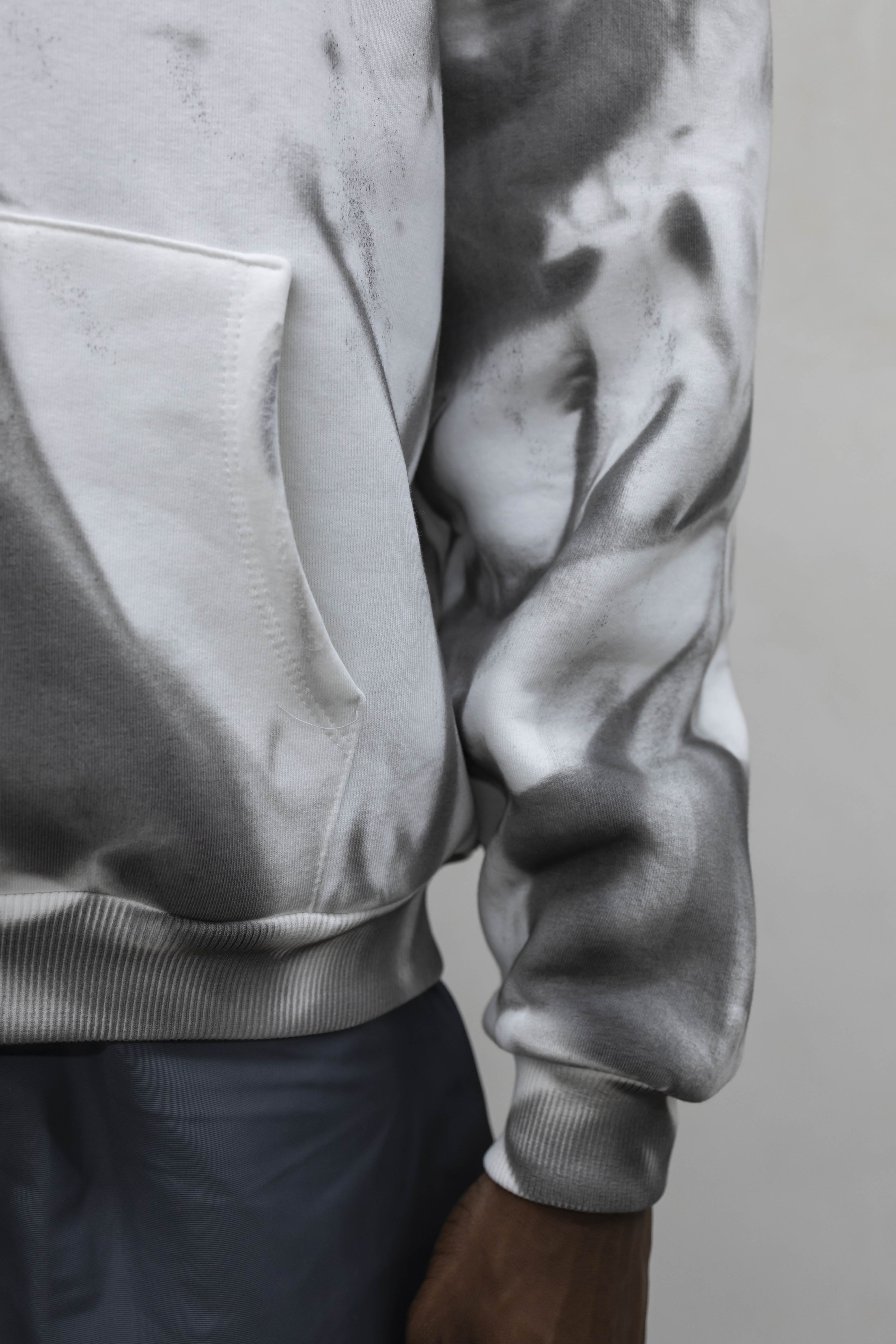 Perfect Hoodie Abstract White