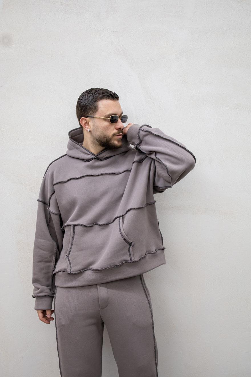 Brown Lapel Coordinated