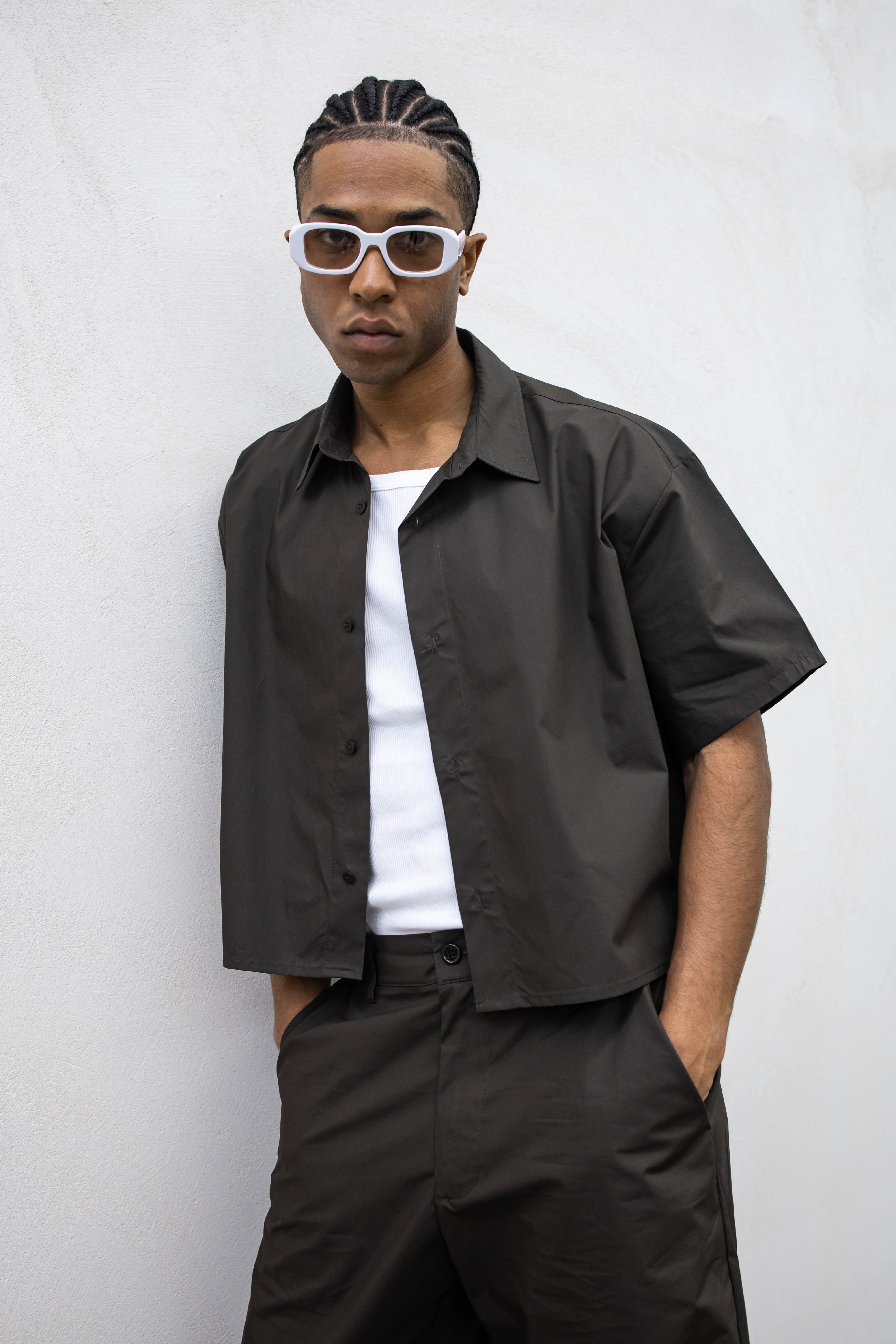 Boxy Parachute - Brown