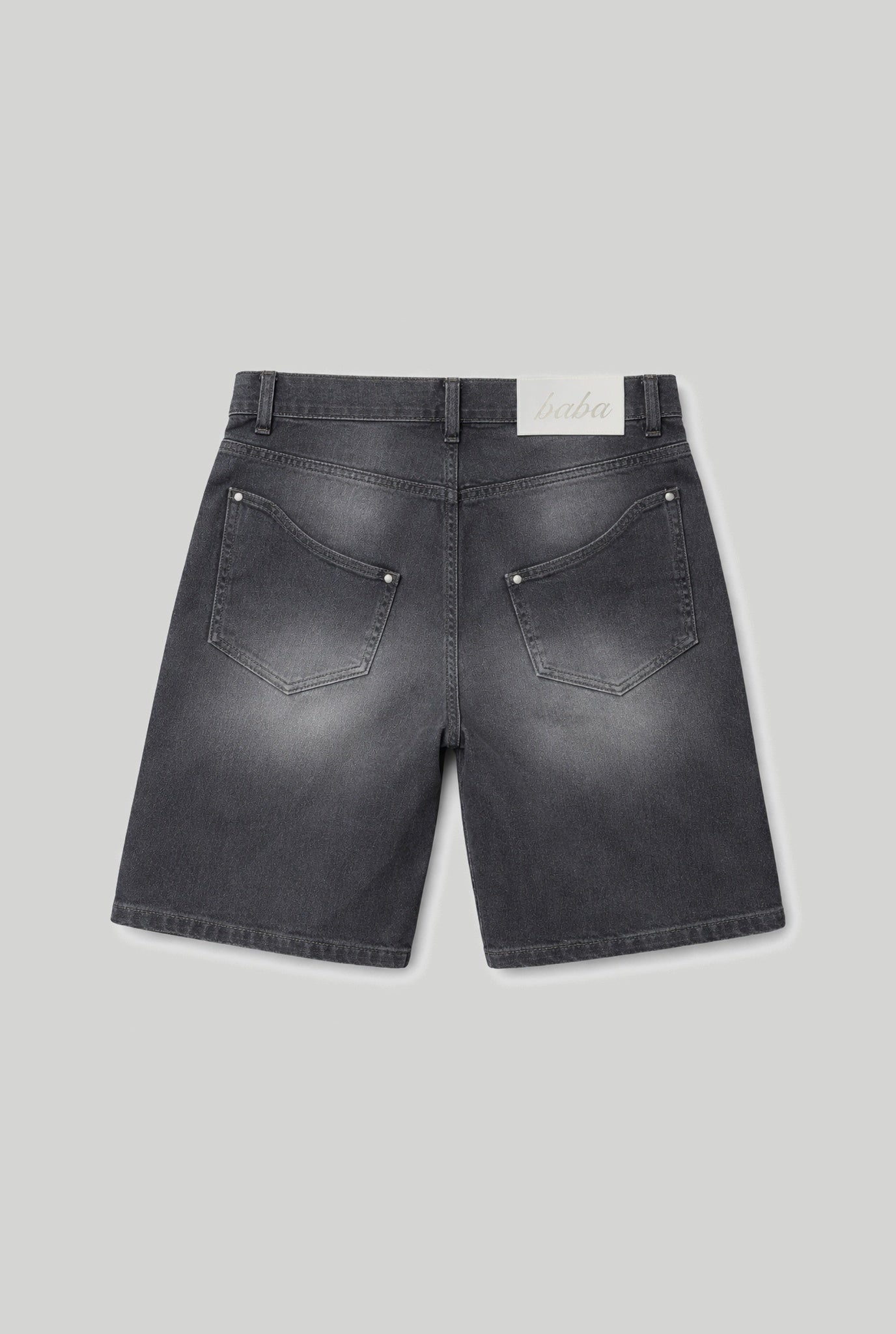 BABA Irregular Carpenter Pearls Denim - Grey