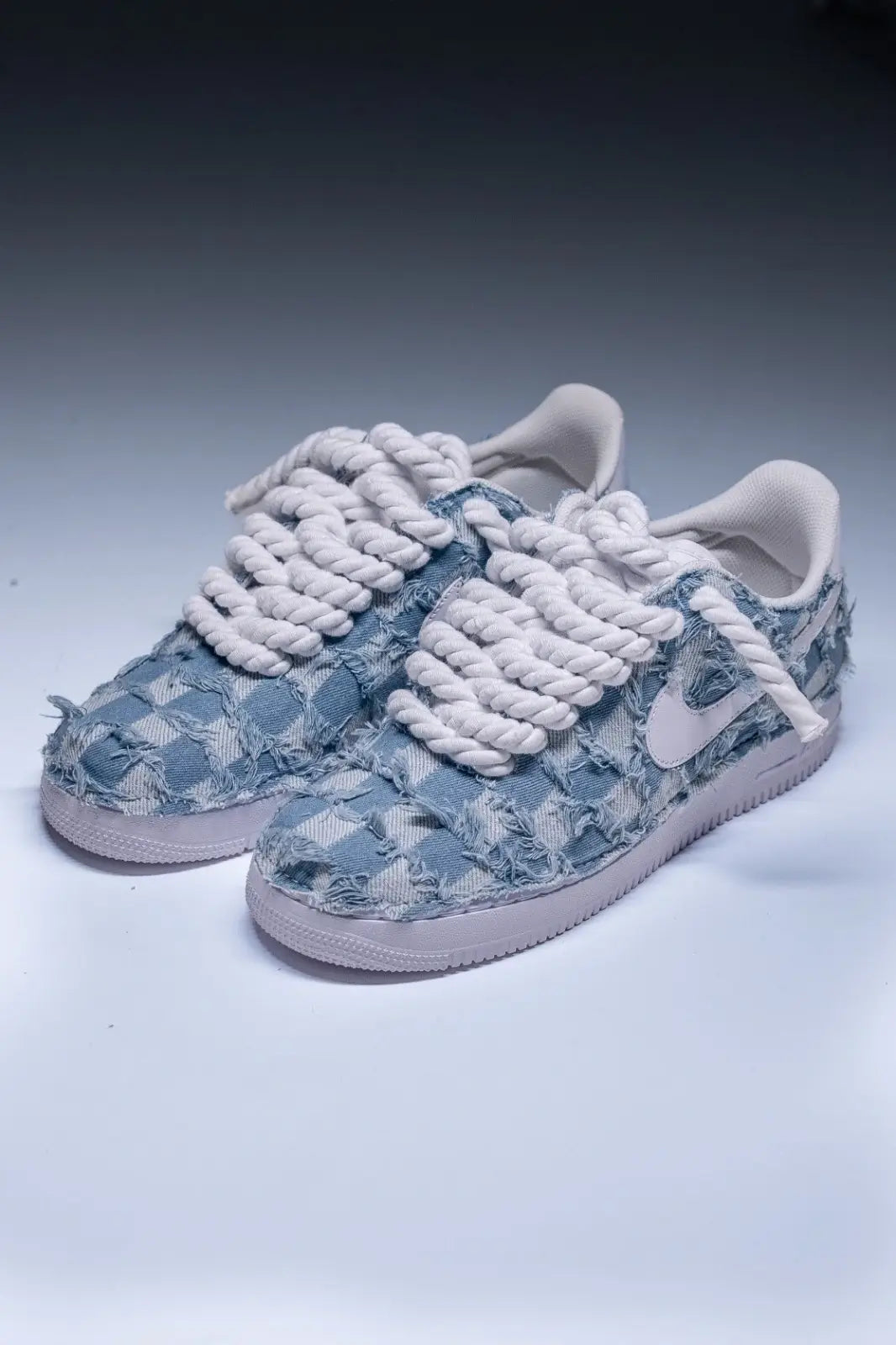 Nike Air Force One "Rope Laces White" Jeans White