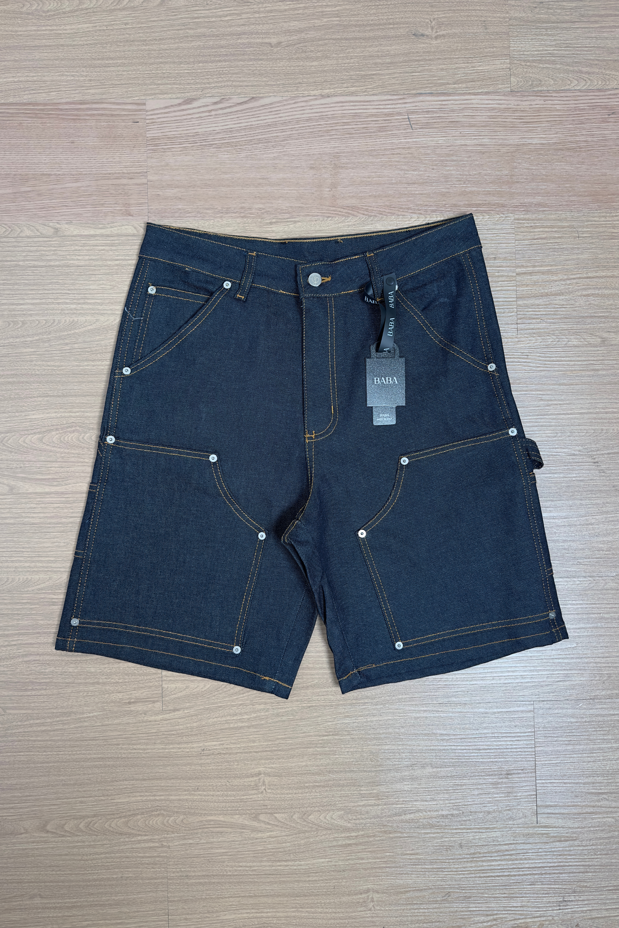 BABA Carpenter Denim Short - Blue