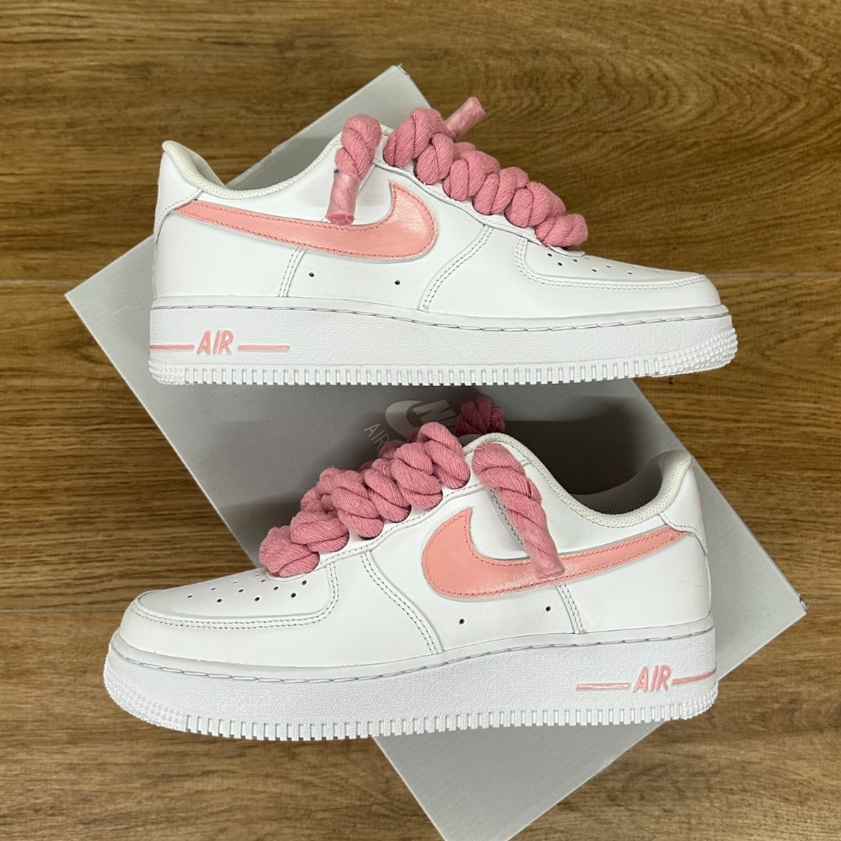Que Vaut La Nike Air Force 1 AF1 Lucky Charms White (chaîne Dorée) DD1525 - Foto 4