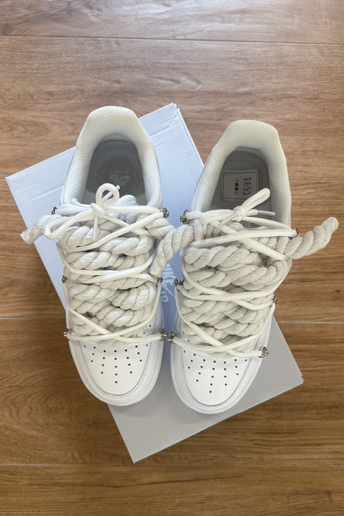 Nike Air Force 1 "Rope Laces White" Triple White