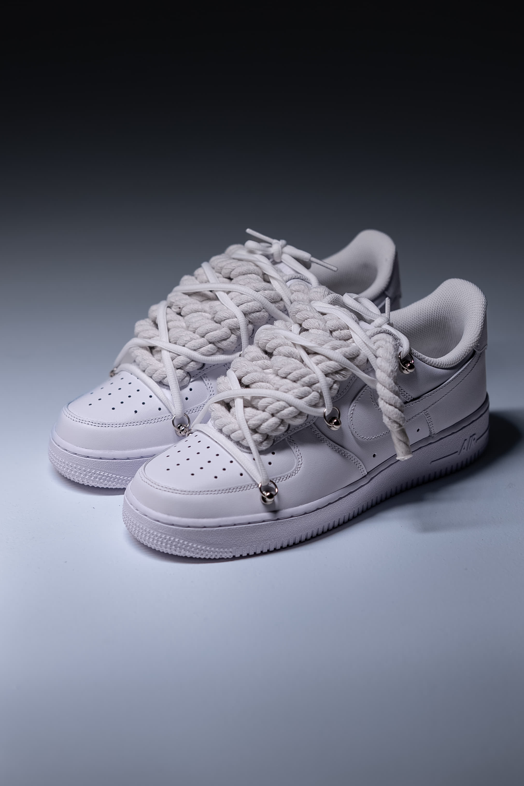 Nike Air Force 1 "Rope Laces White" Triple White 