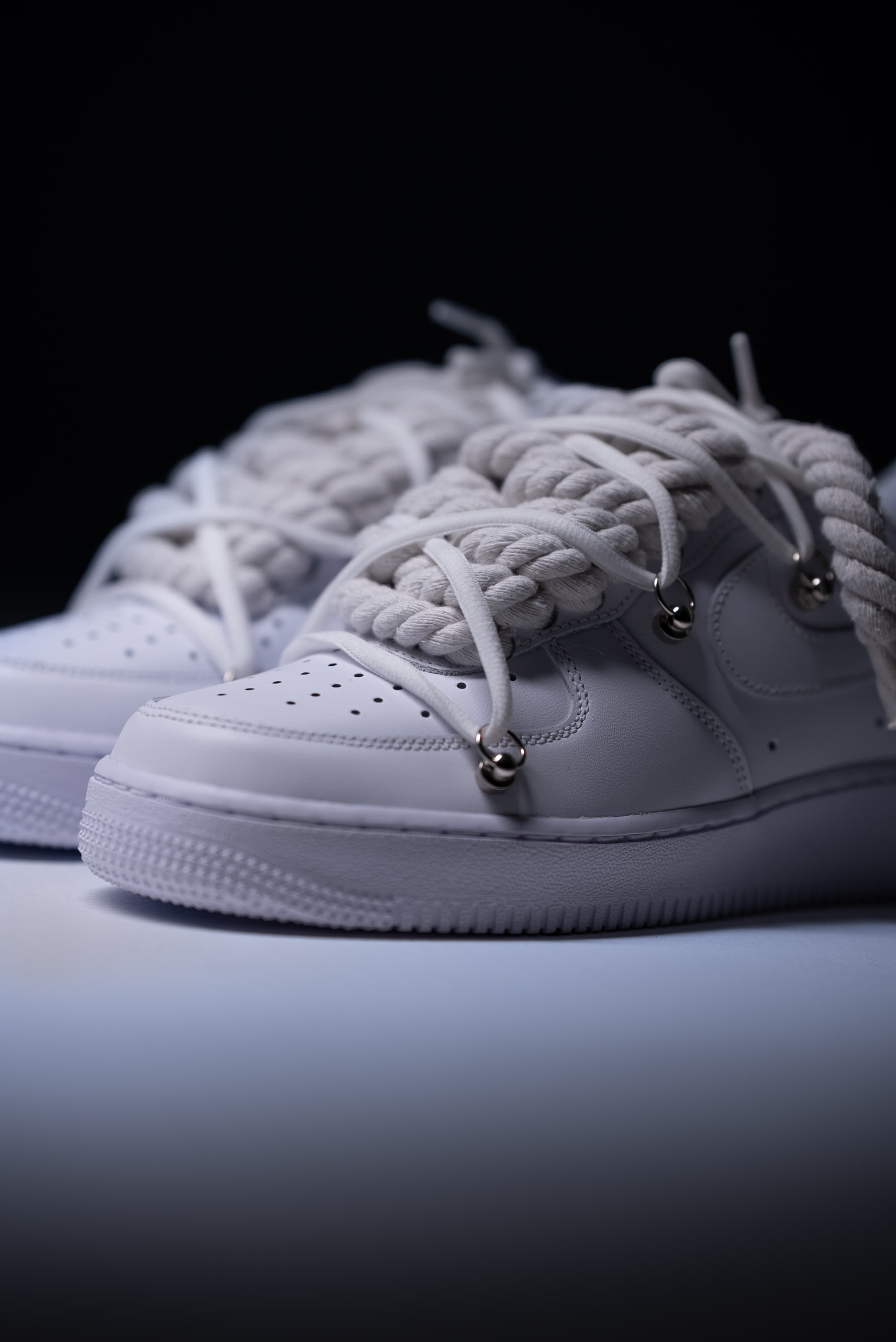 Nike Air Force 1 "Rope Laces White" Triple White 