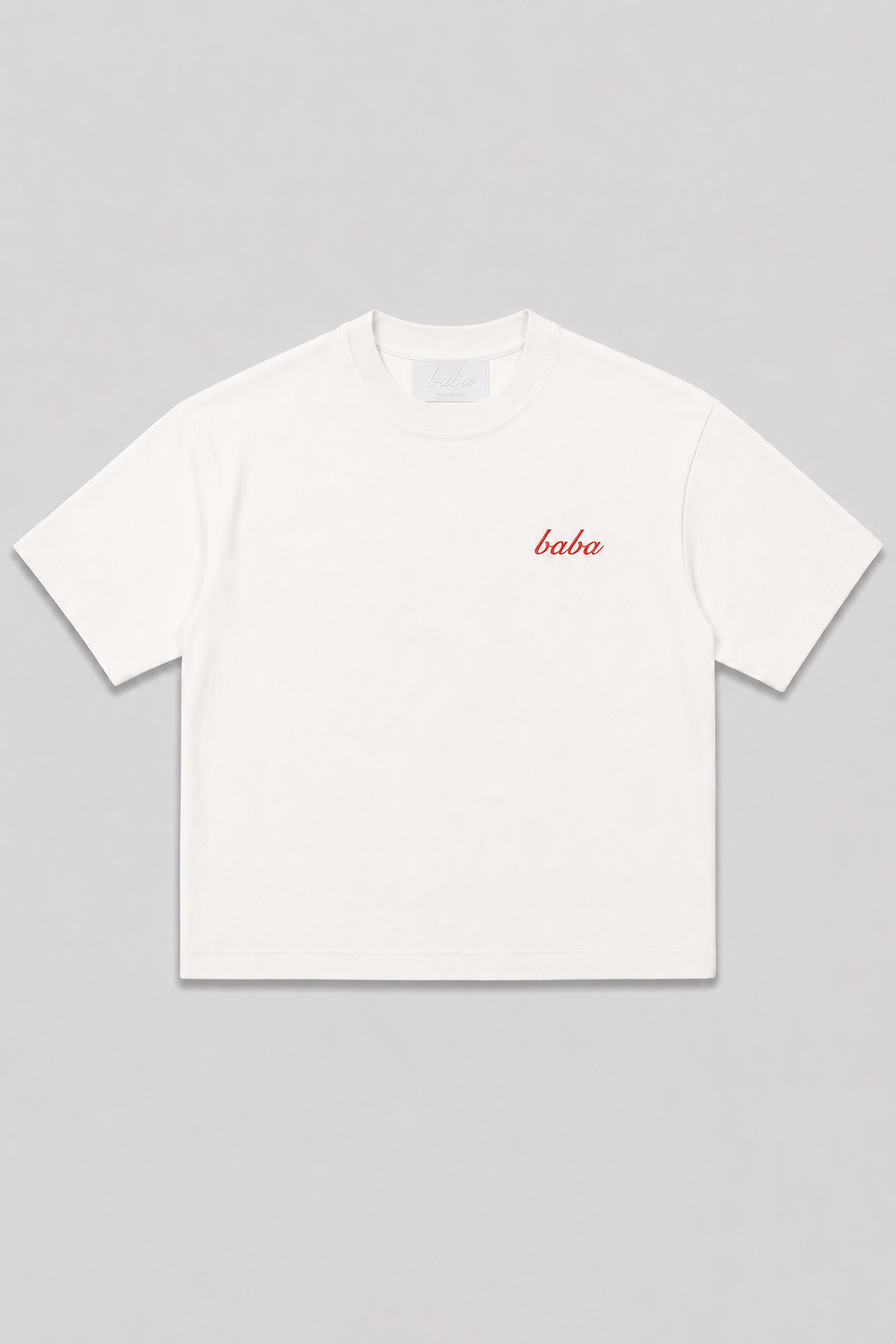 BABA T-Shirt Logo - Cream