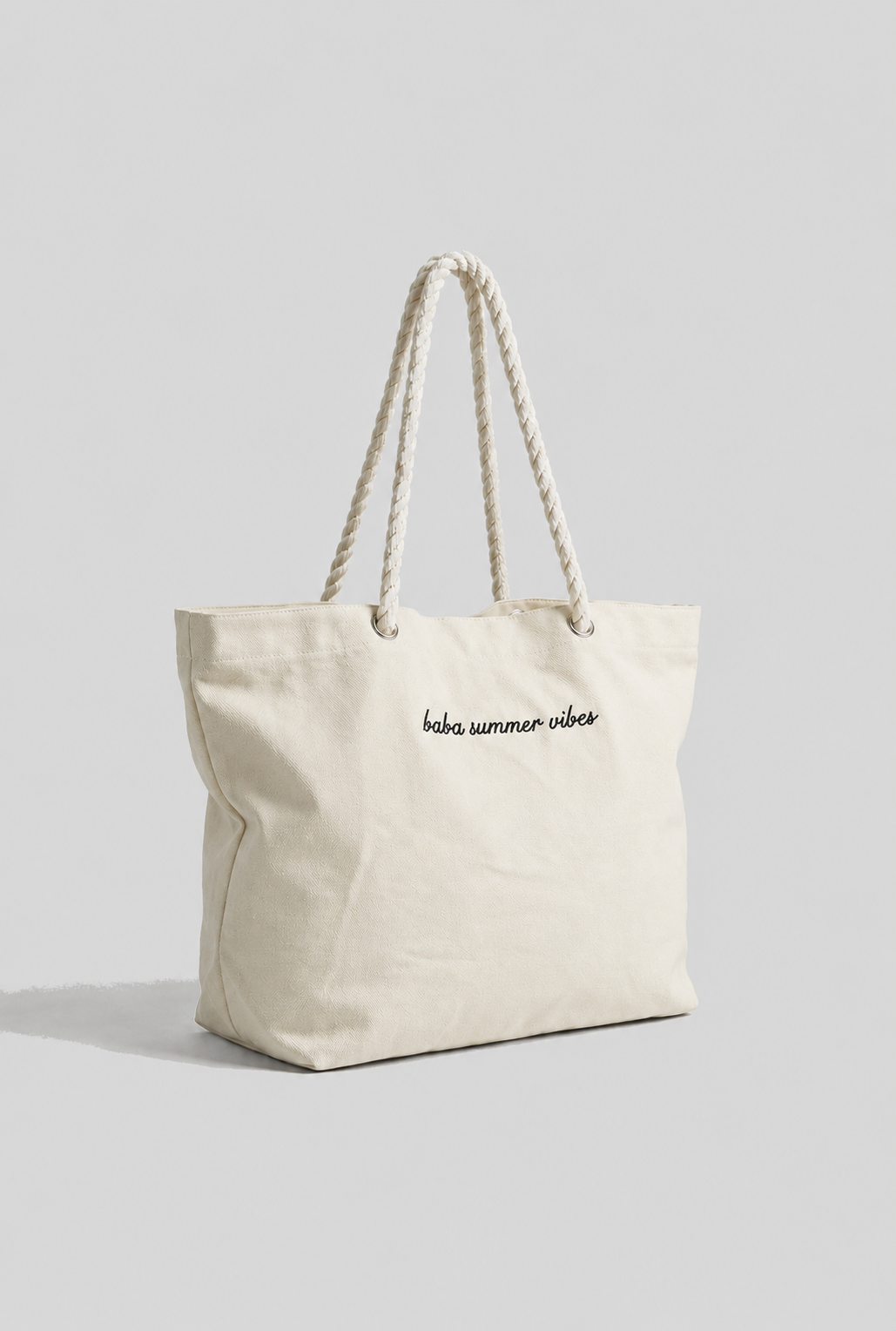 BABA Tote Bag "Summer Vibes" - Cream