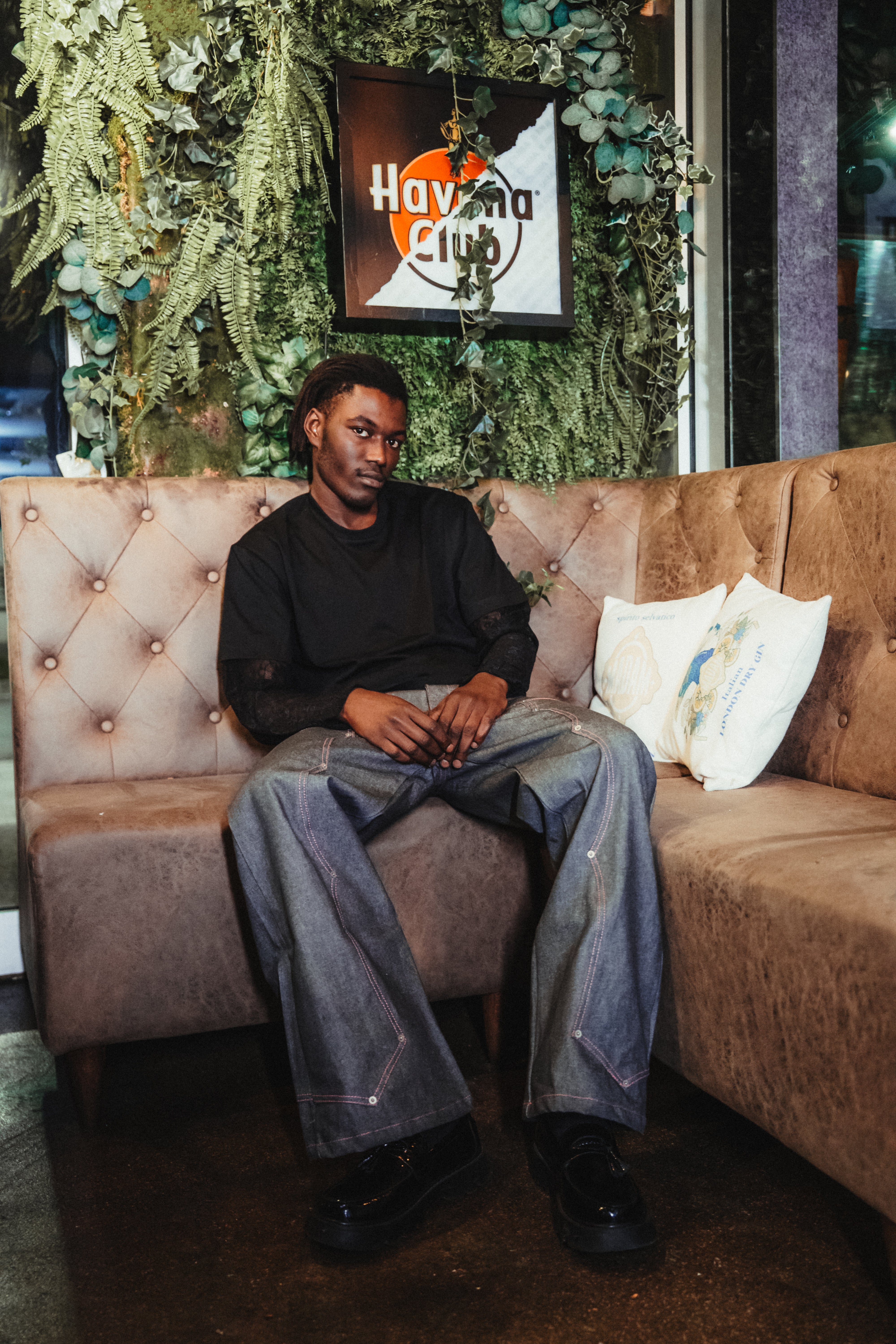 BABA Carpenter Denim Off-Line - Grey Pink