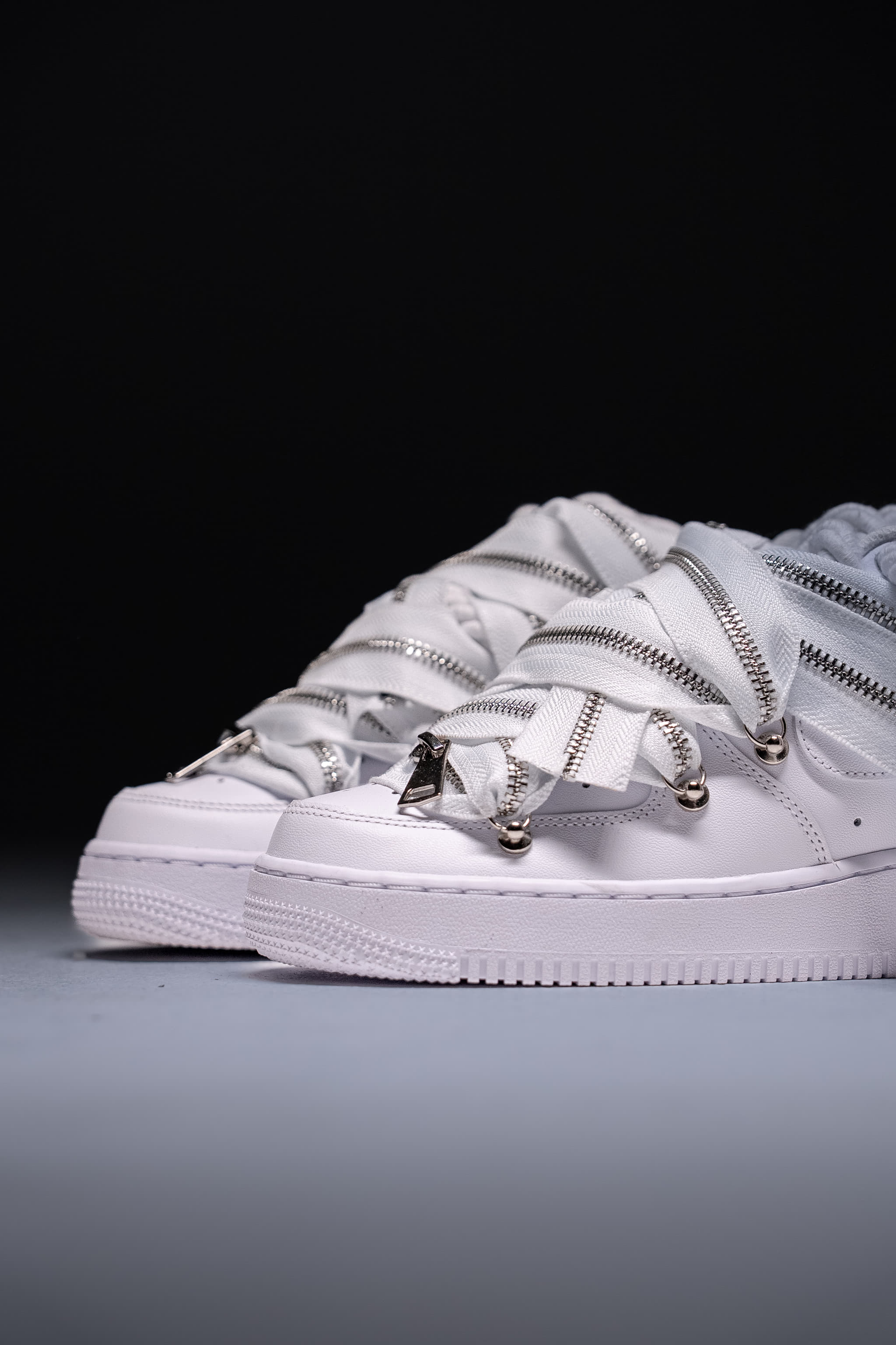 Nike Air Force 1 "Rope Laces White" Zip White