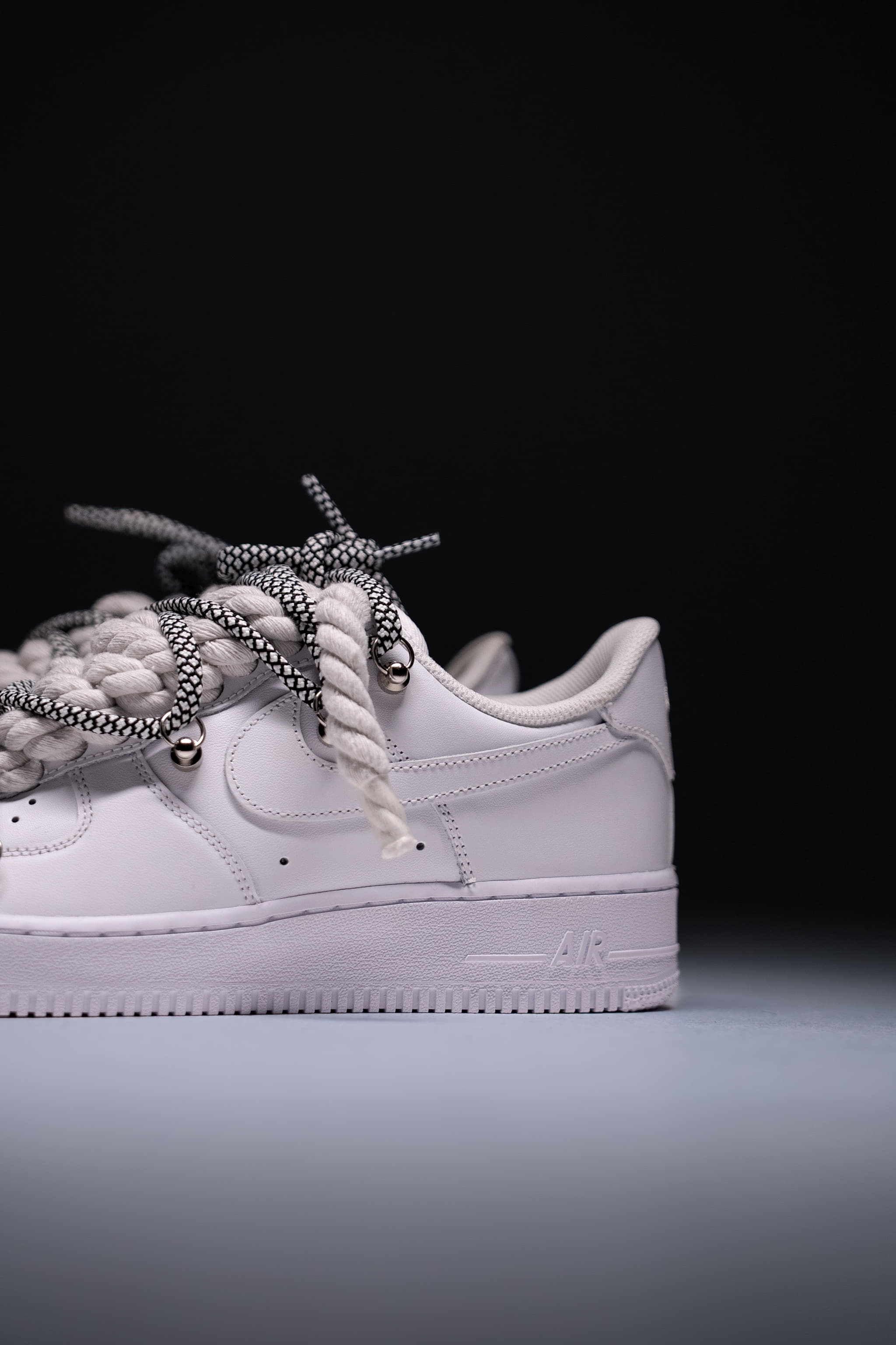 Nike Air Force 1 "Rope Laces White" Triple Laces