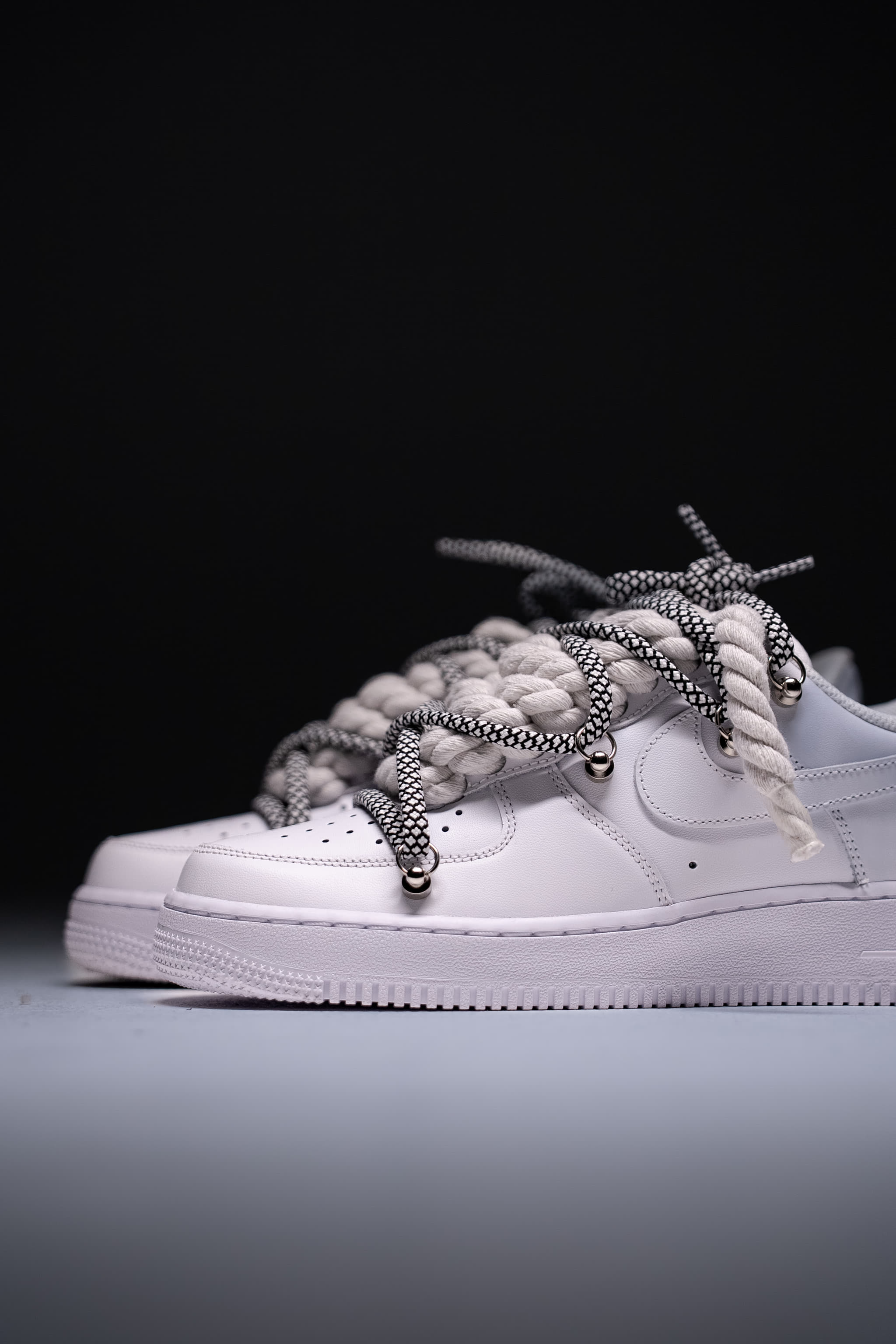 Nike Air Force 1 "Rope Laces White" Triple Laces