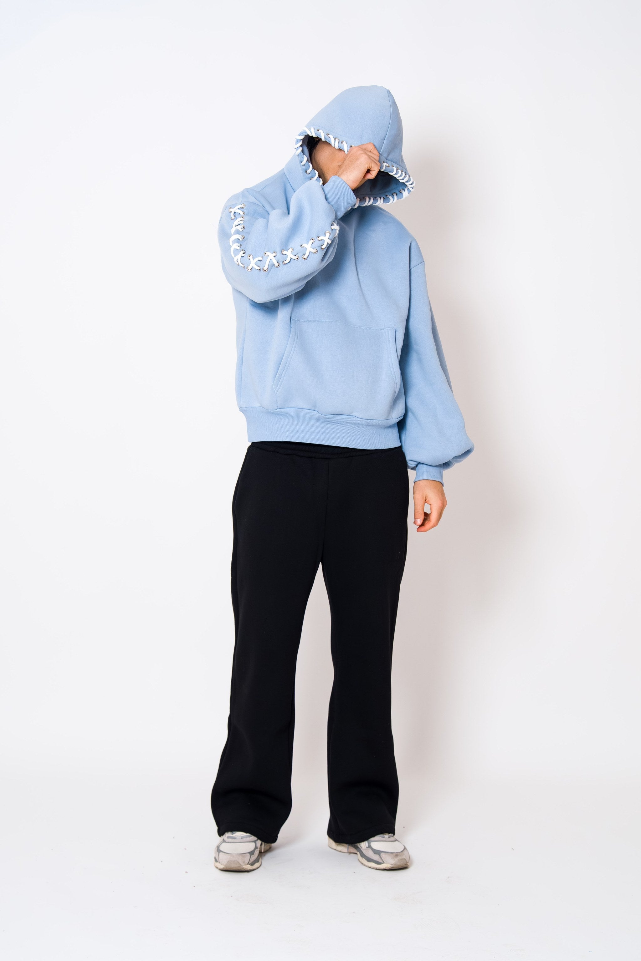 BABA Laces Hoodie - Sky