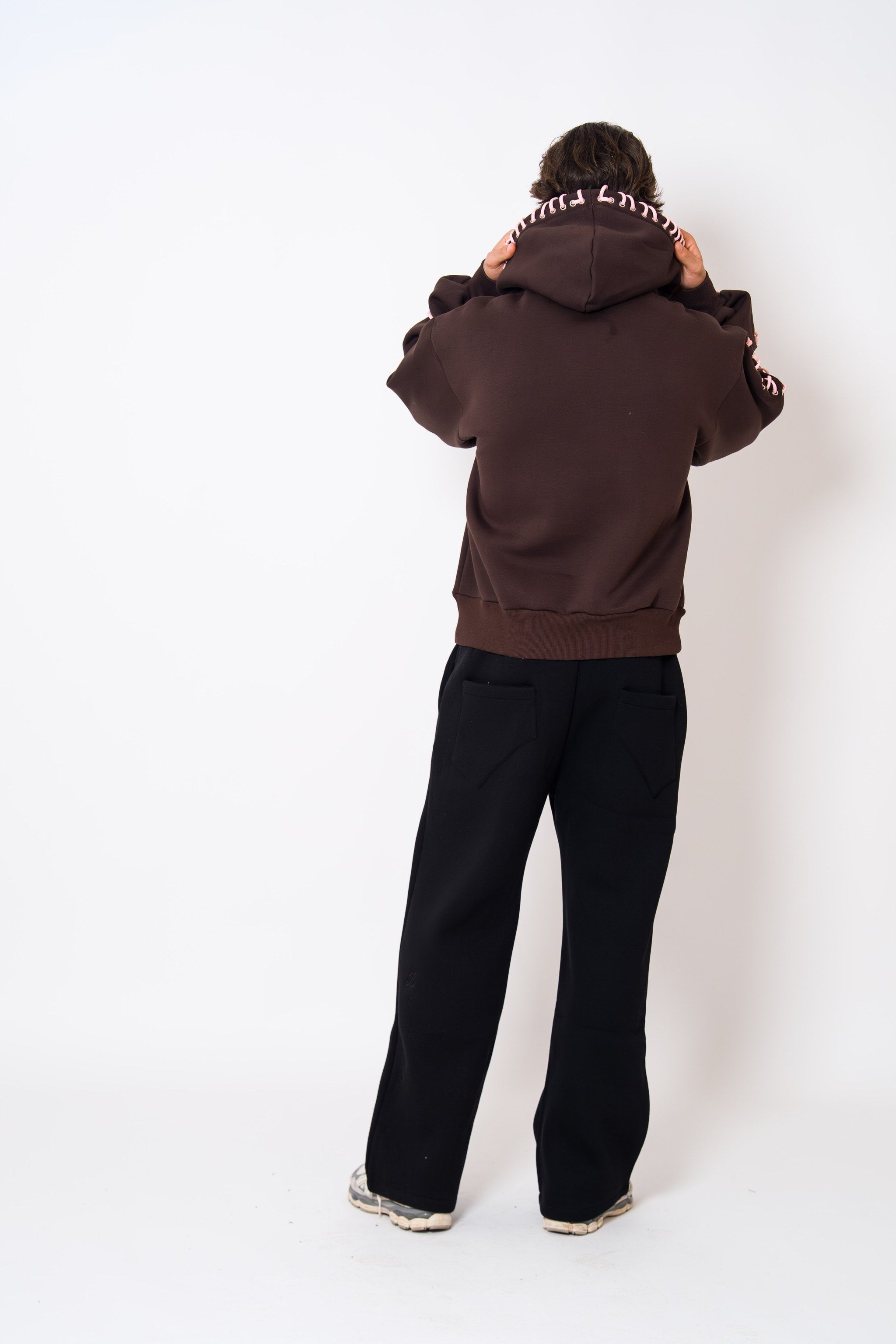 BABA Laces Hoodie - Brown