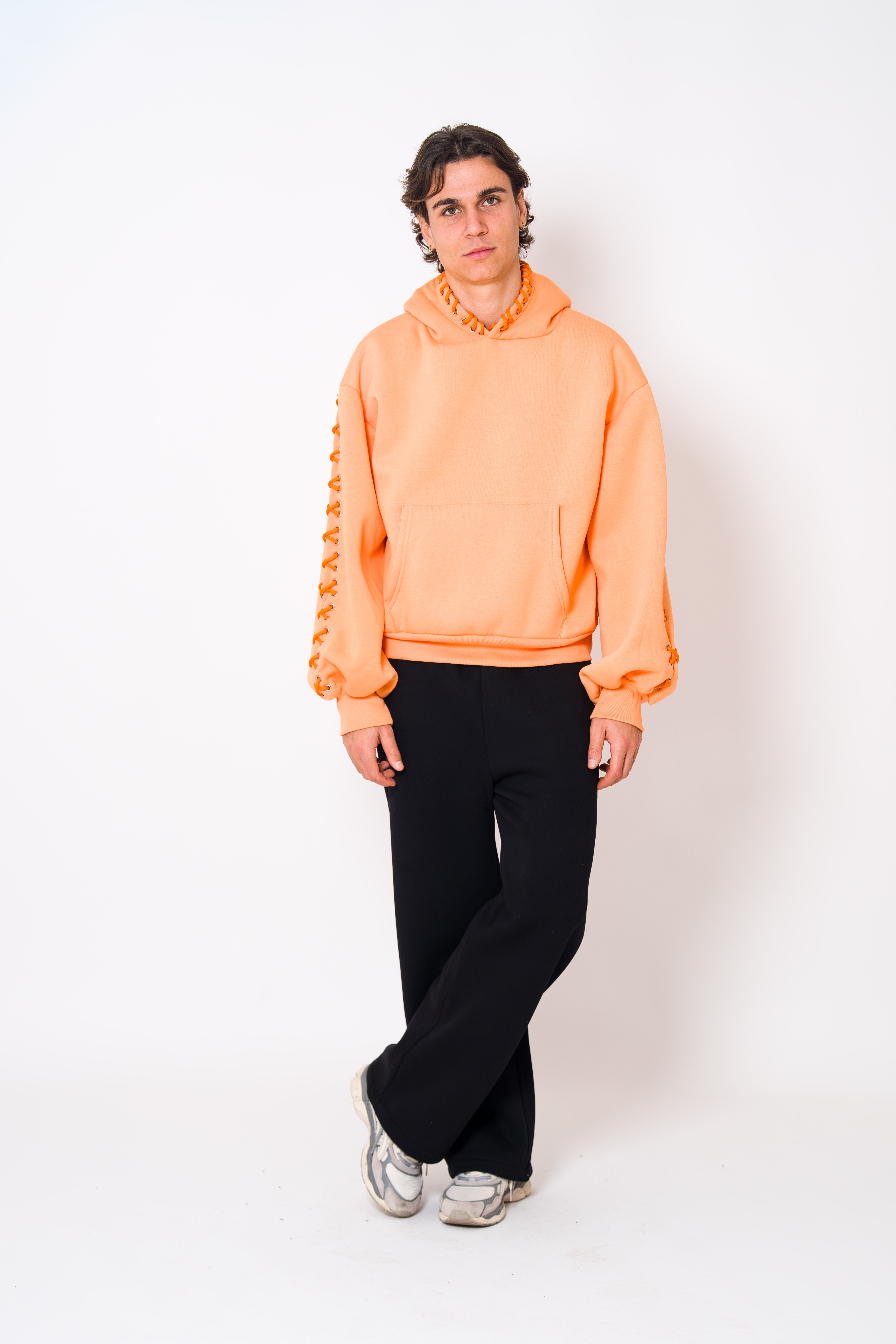 BABA Laces Hoodie - Apricot