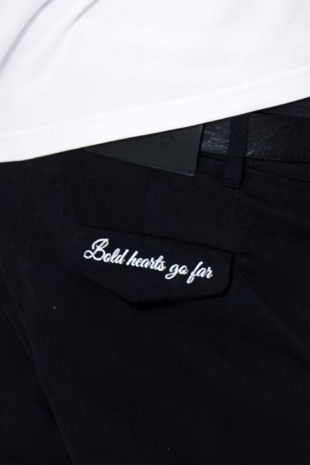 BABA Denim Bold Hearts - Black