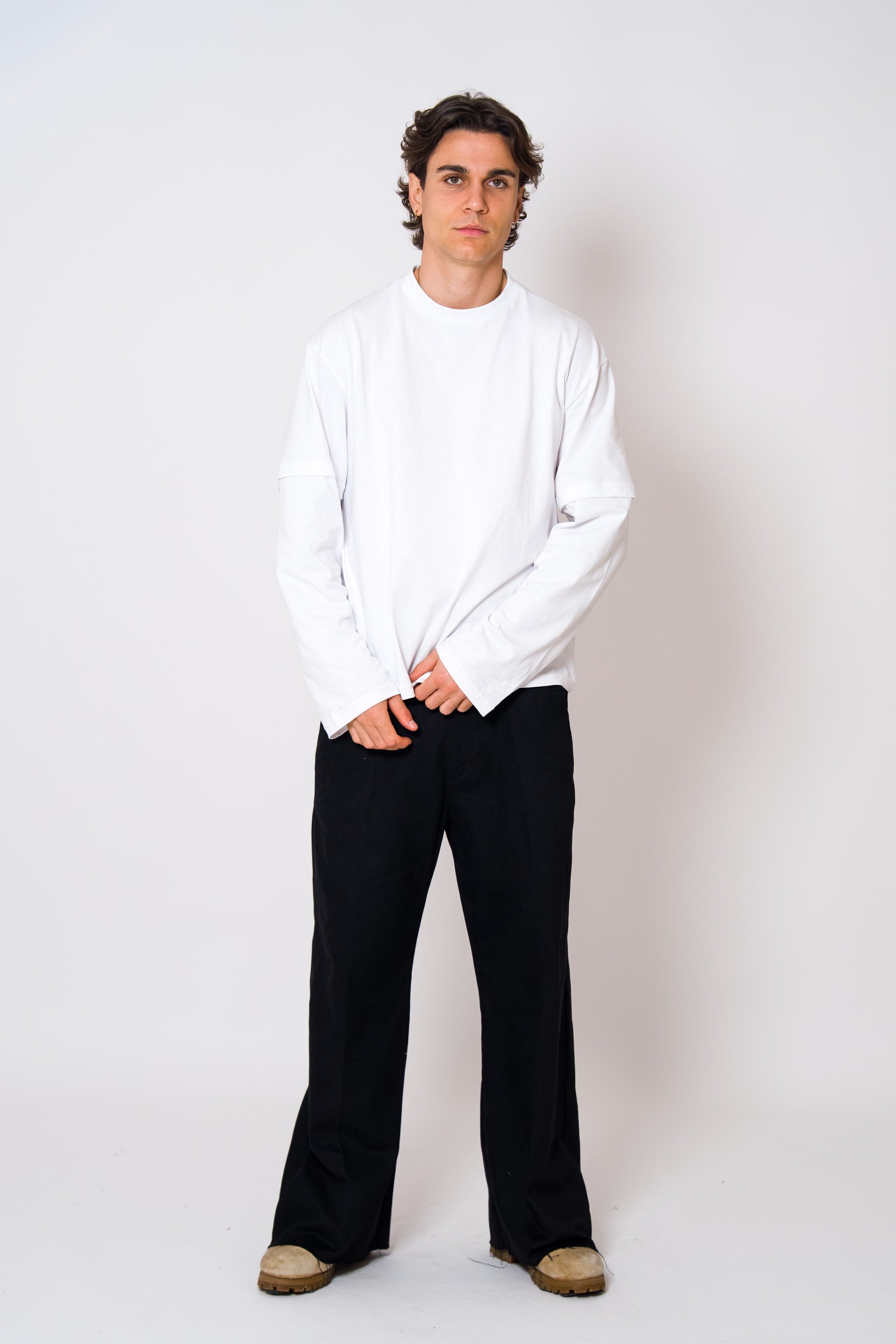 BABA Denim Bold Hearts - Black