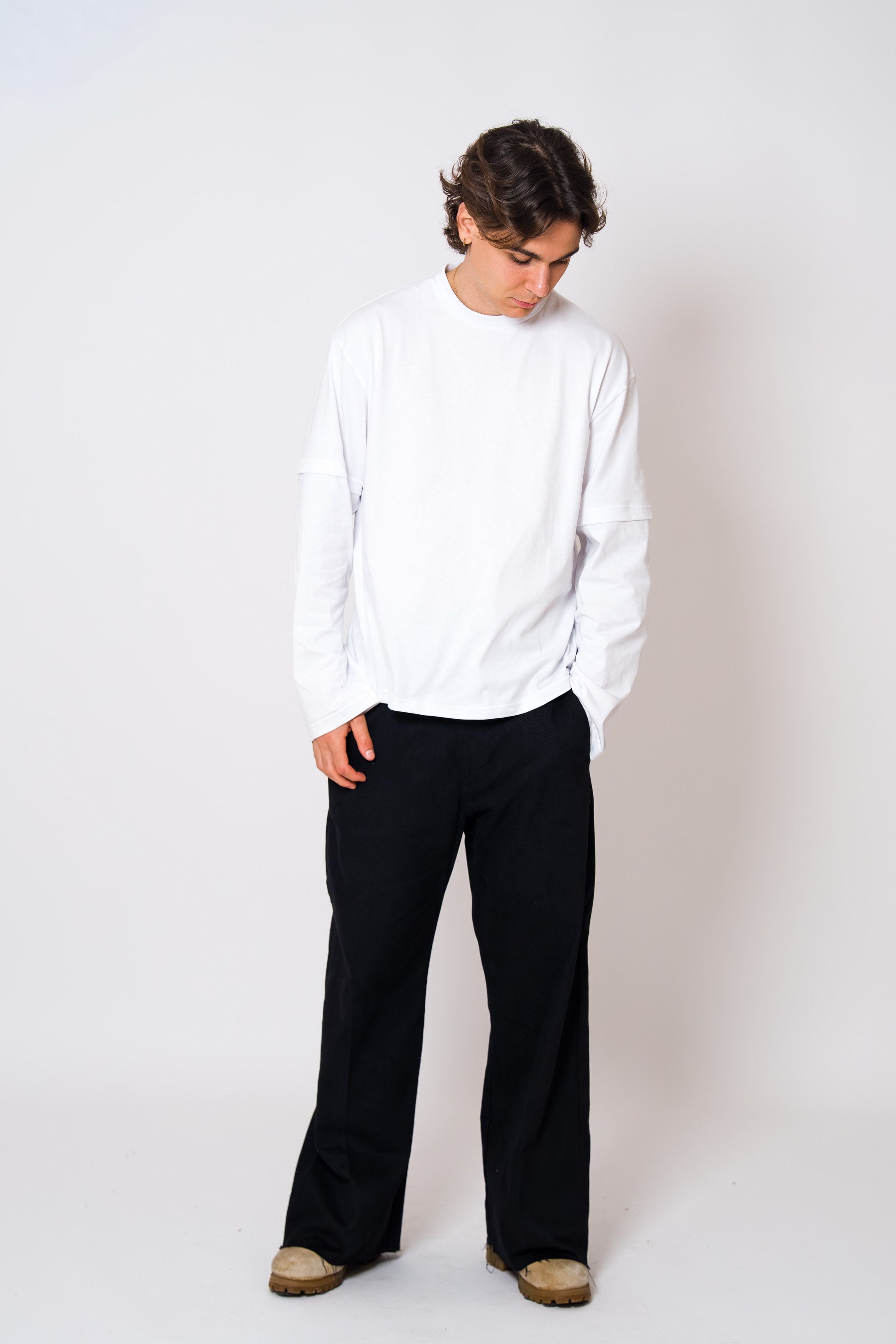 BABA Denim Bold Hearts - Black