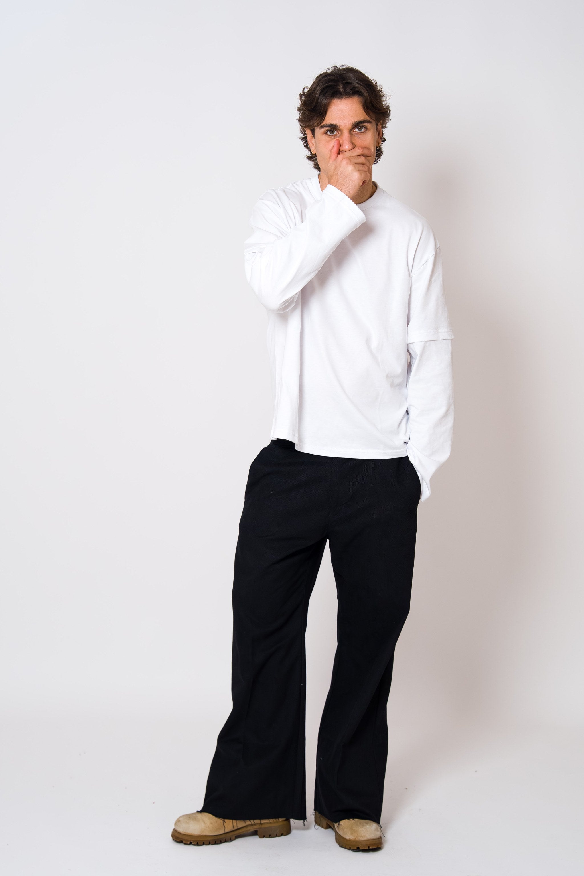 BABA Denim Bold Hearts - Black