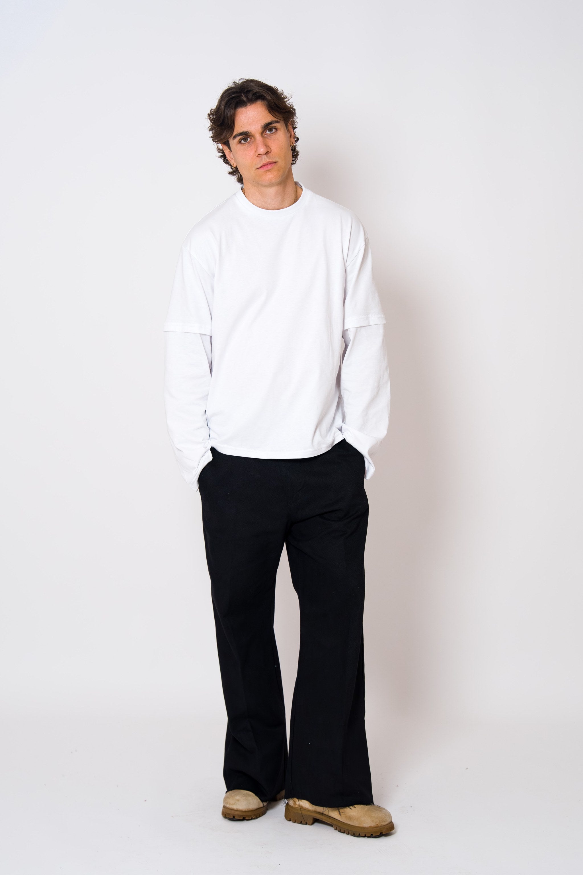 BABA Denim Bold Hearts - Black