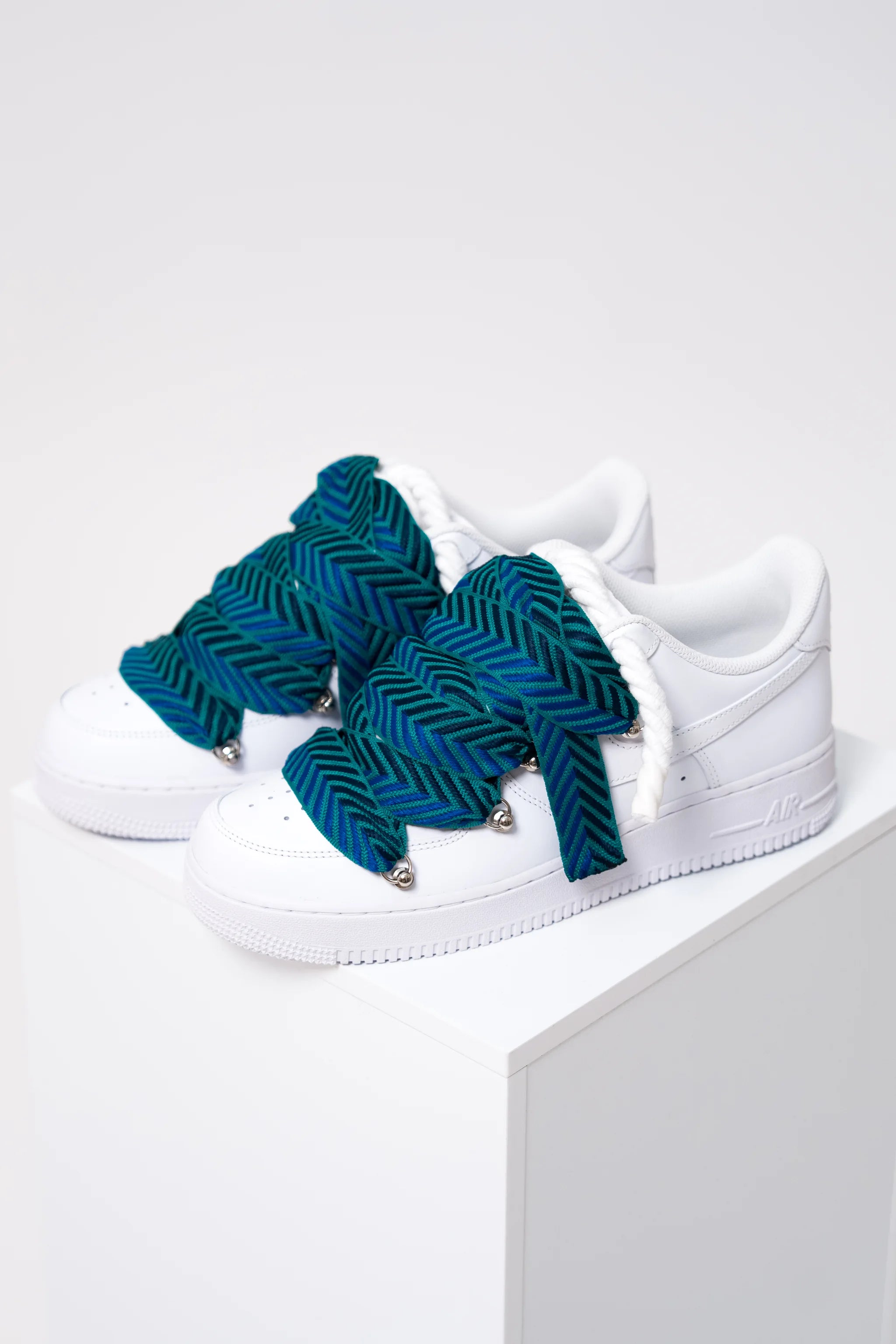 Nike Air Force 1 Lanvin Blue "Rope Laces White"