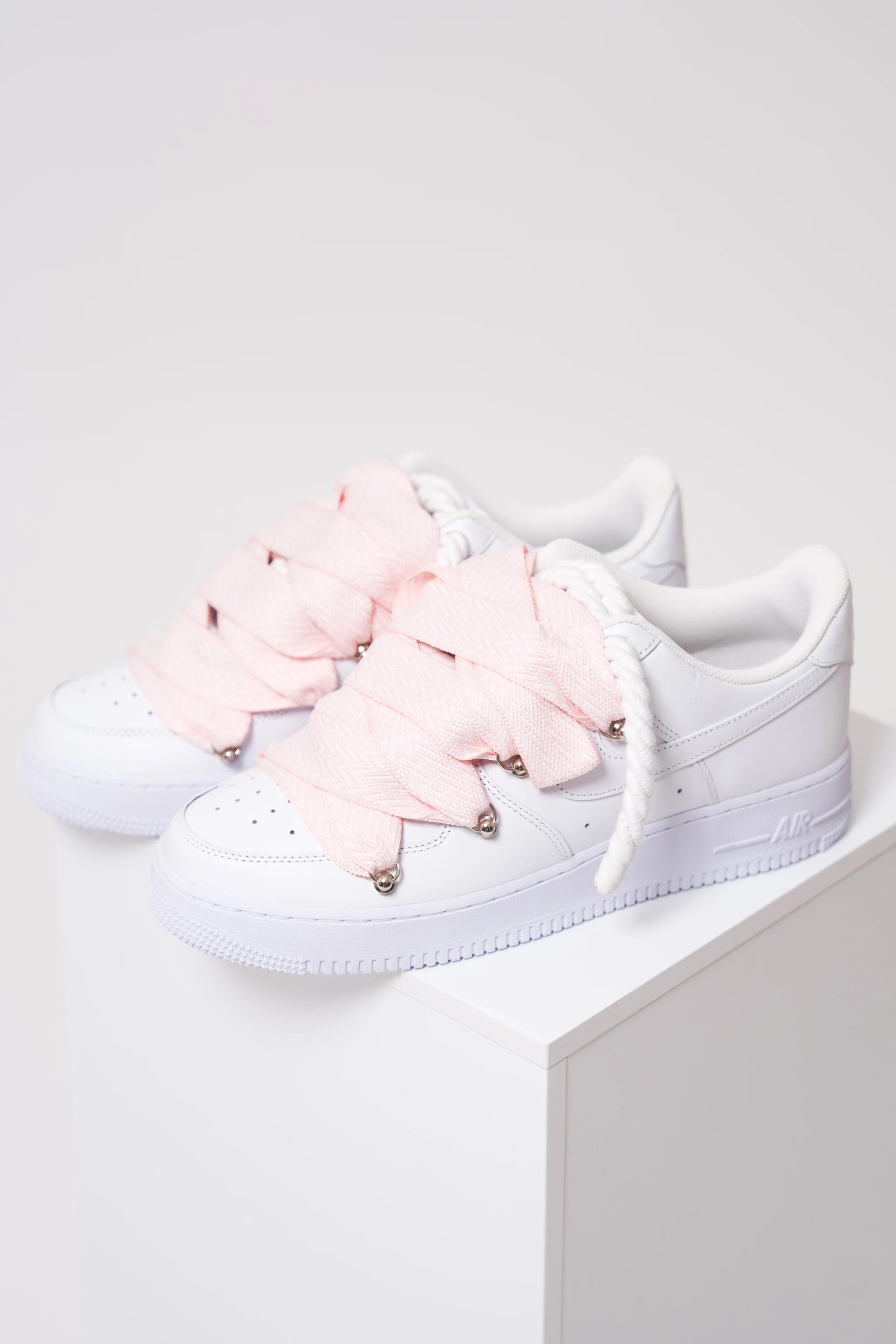 Nike Air Force 1 Lanvin Pink "Rope Laces White"