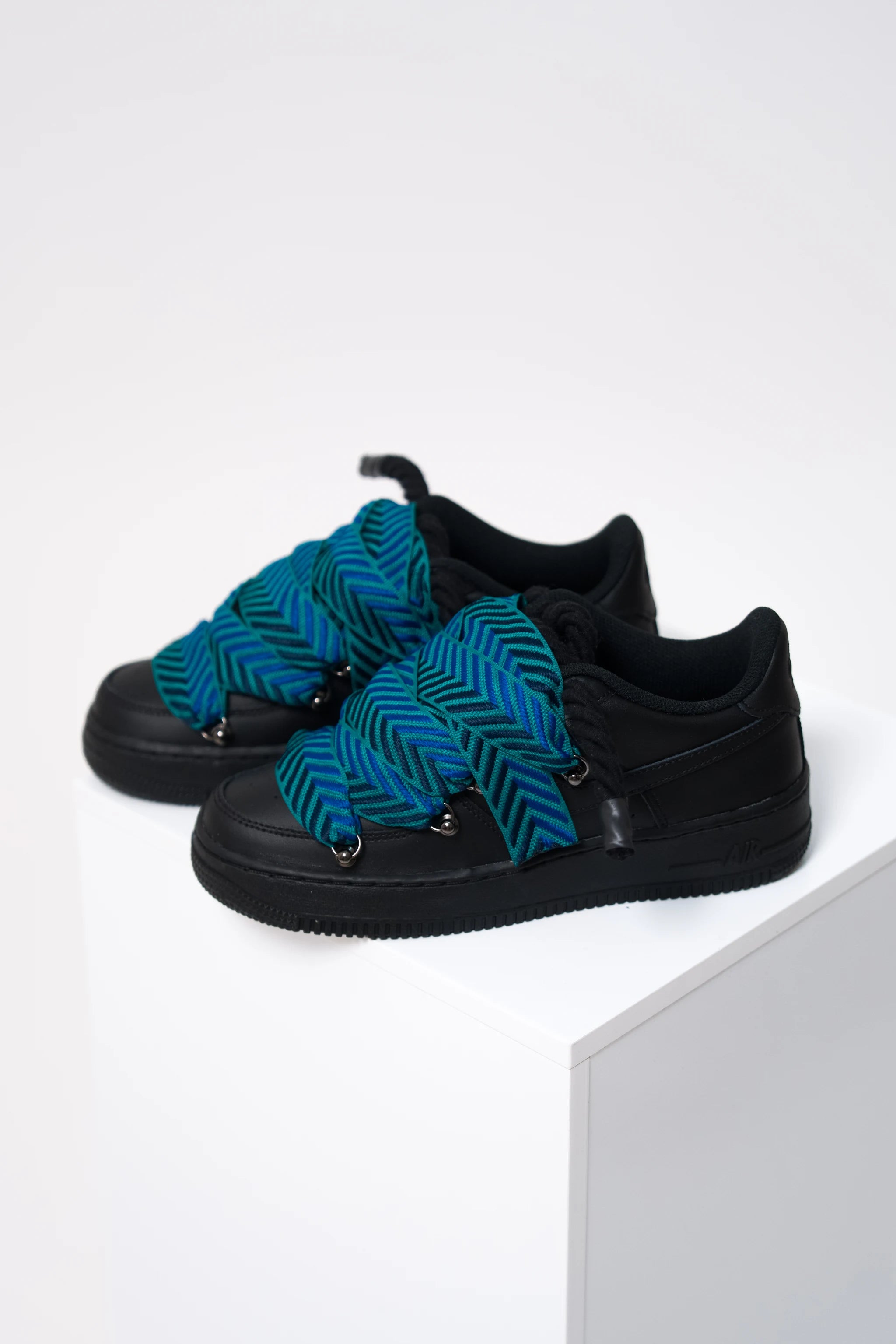 Nike Air Force 1 Lanvin Blue "Rope Laces Black"