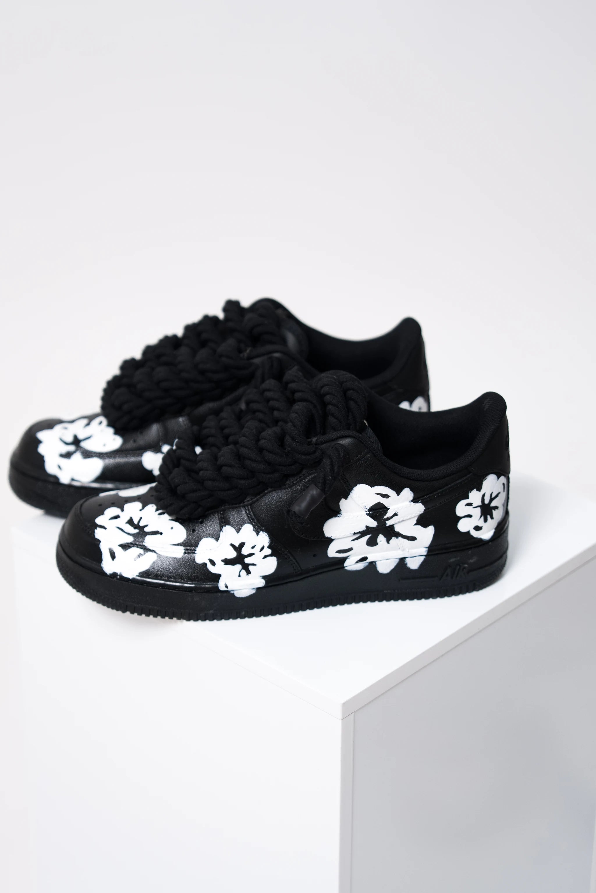 Nike Air Force 1 Denim Tears White "Rope Laces Black"