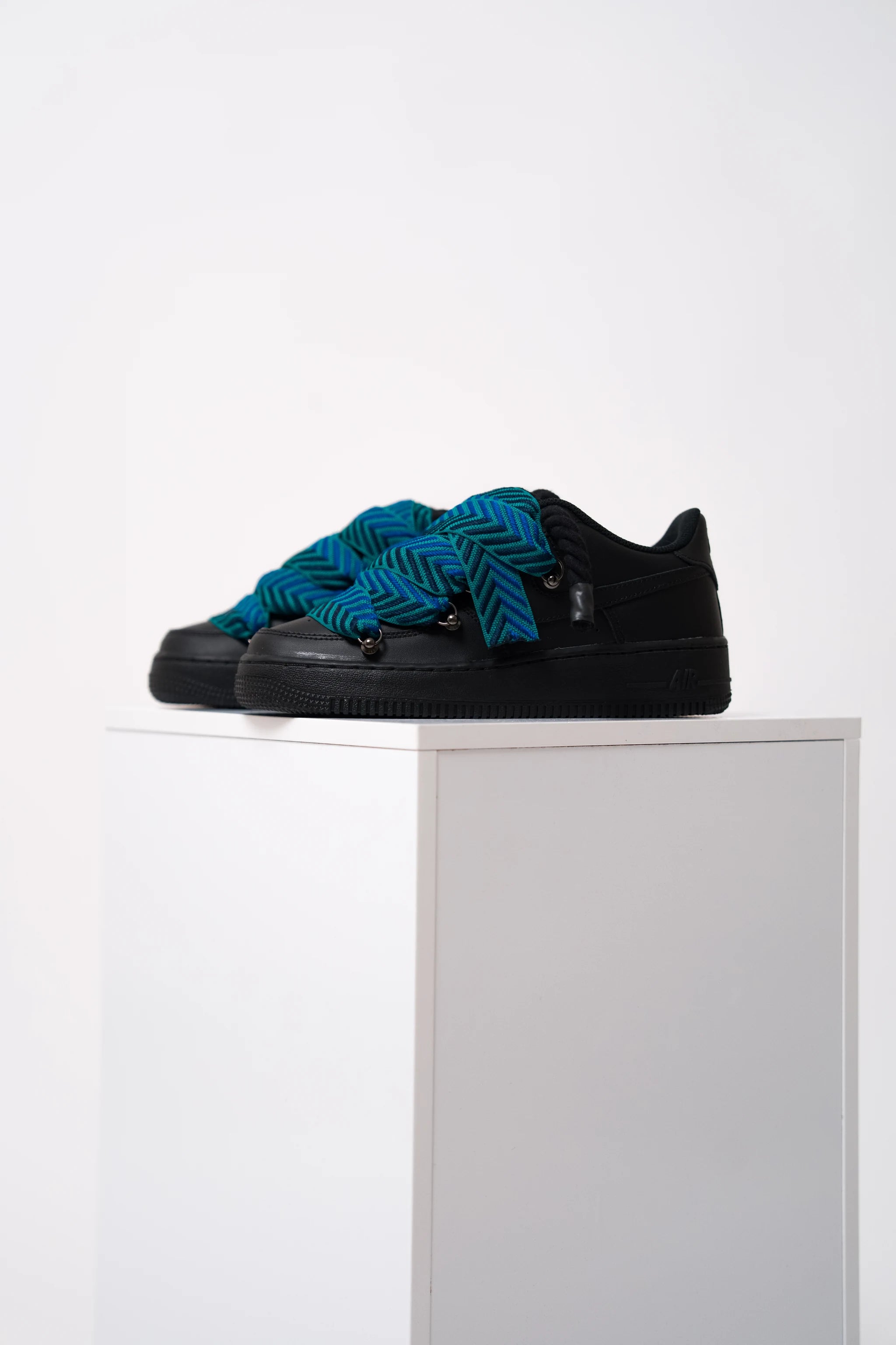 Nike Air Force 1 Lanvin Blue "Rope Laces Black"