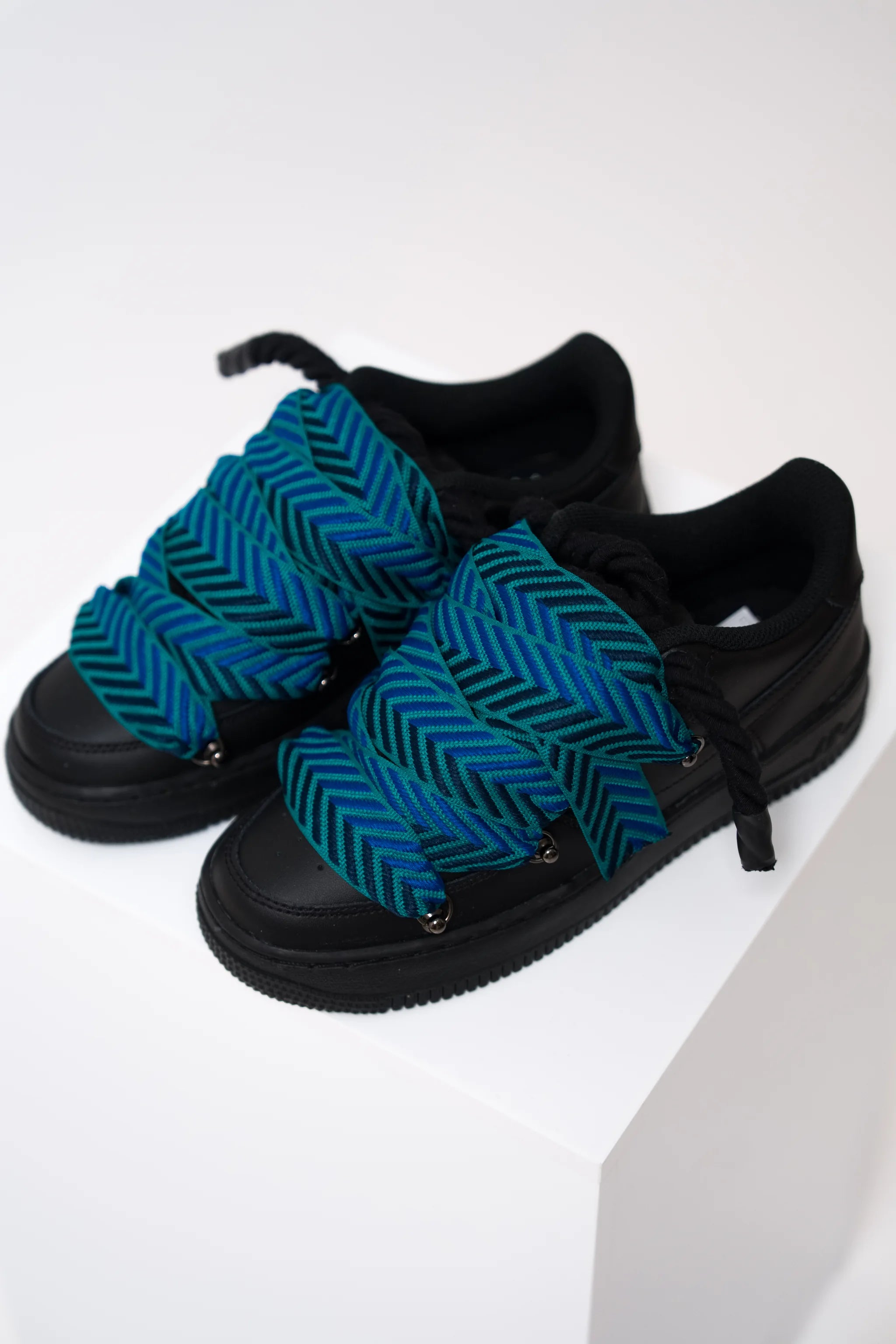 Nike Air Force 1 Lanvin Blue "Rope Laces Black"