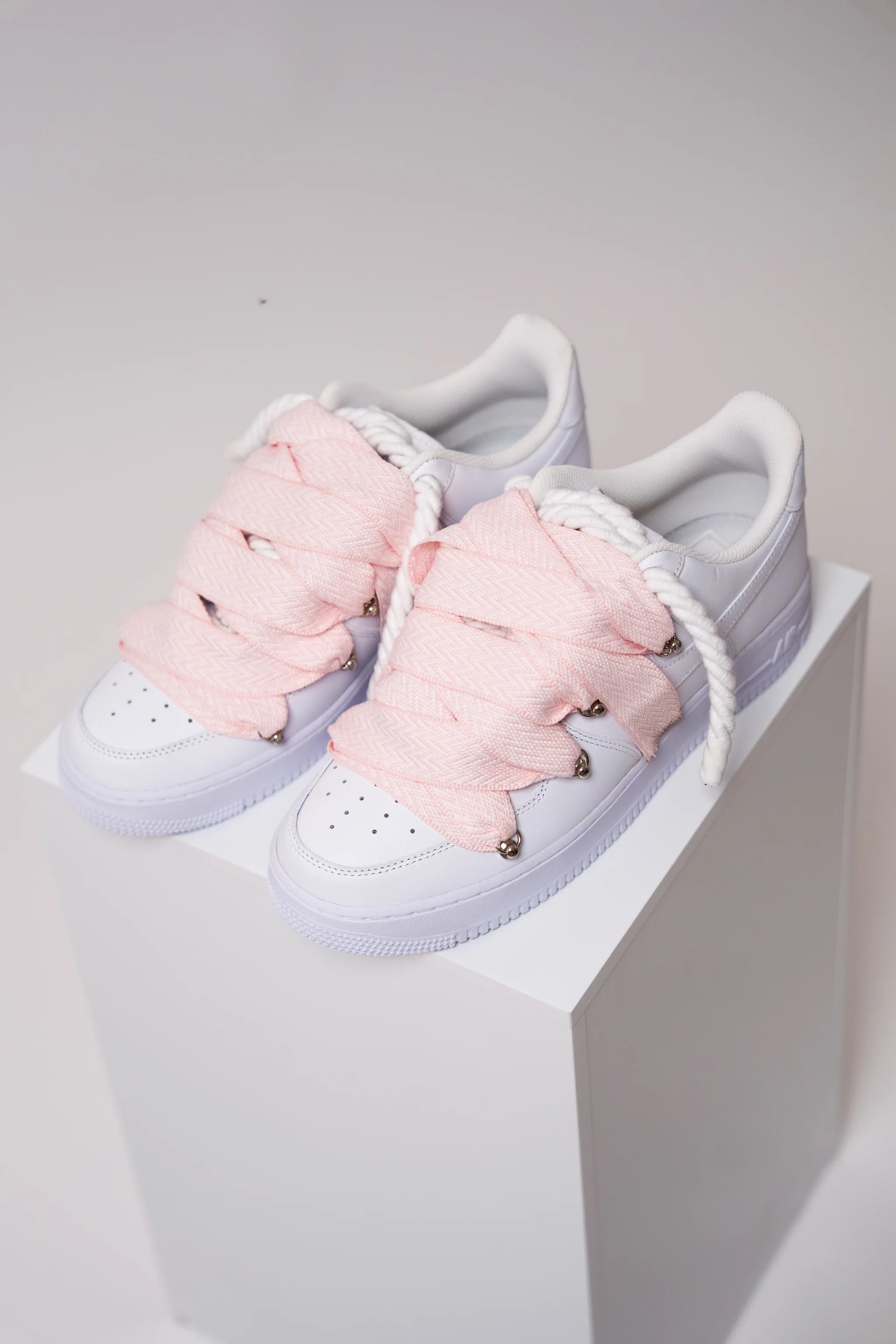 Nike Air Force 1 Lanvin Pink "Rope Laces White"
