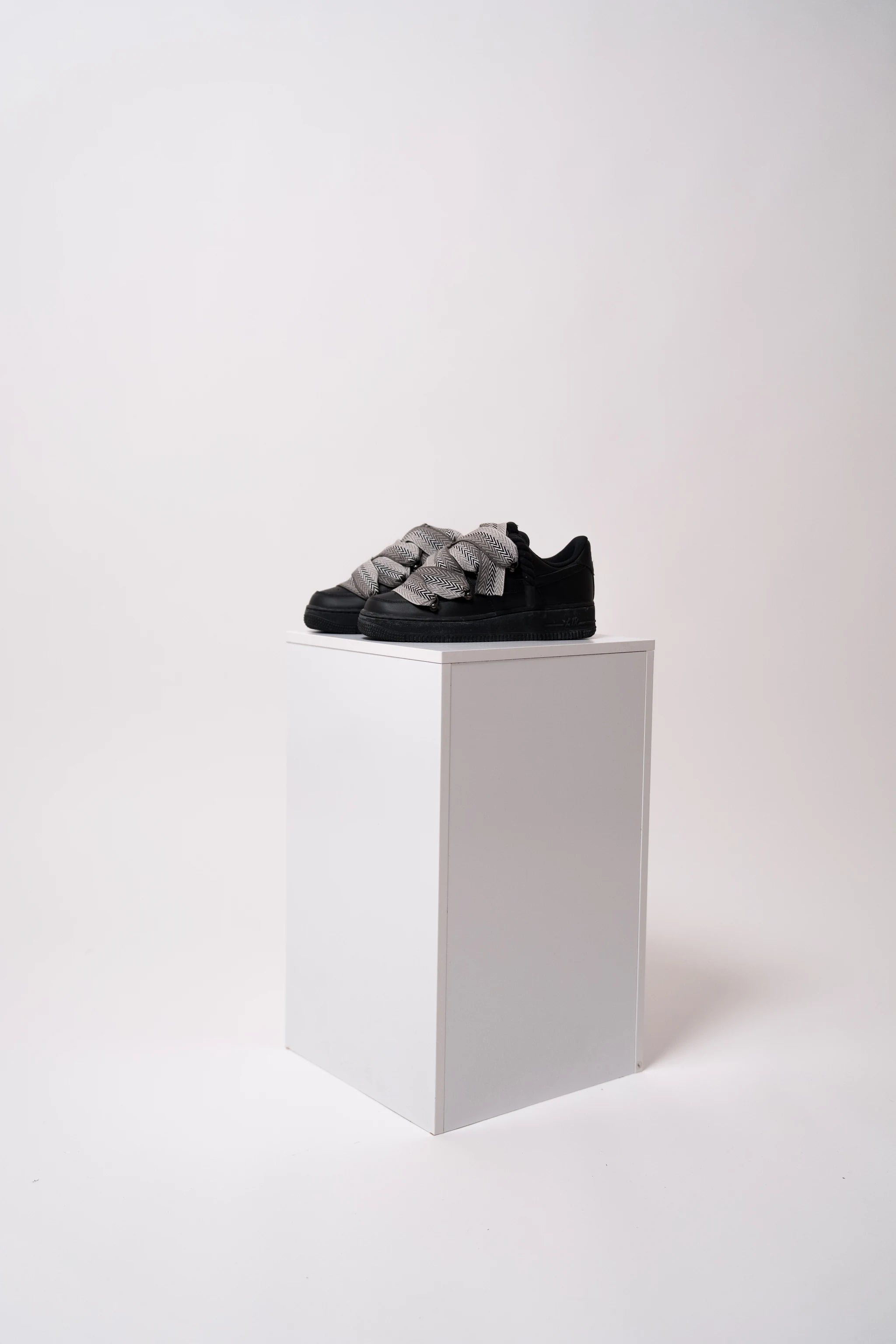 Nike Air Force 1 Lanvin Grey "Rope Laces Black"