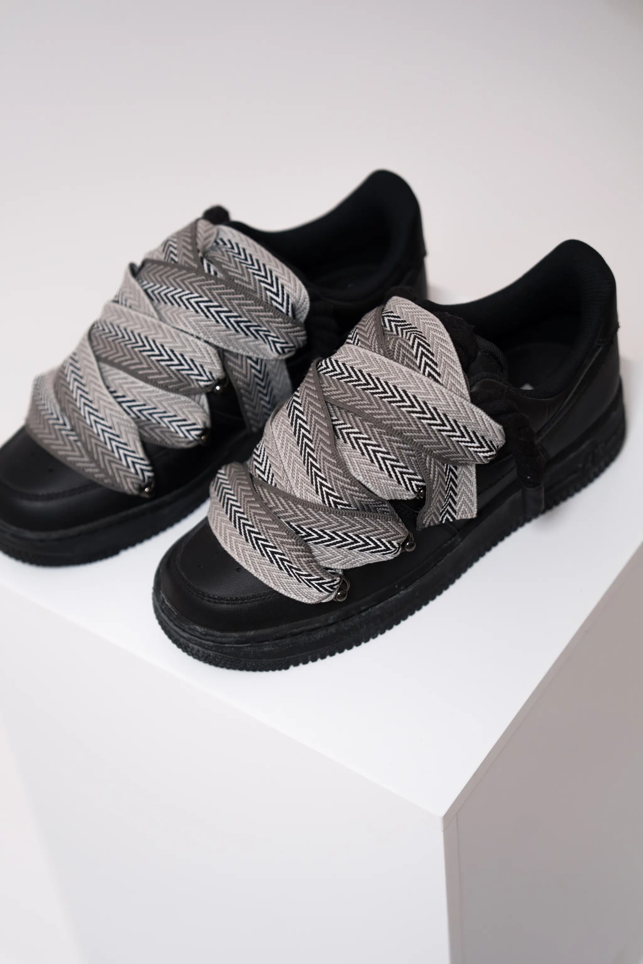 Nike Air Force 1 Lanvin Grey "Rope Laces Black"