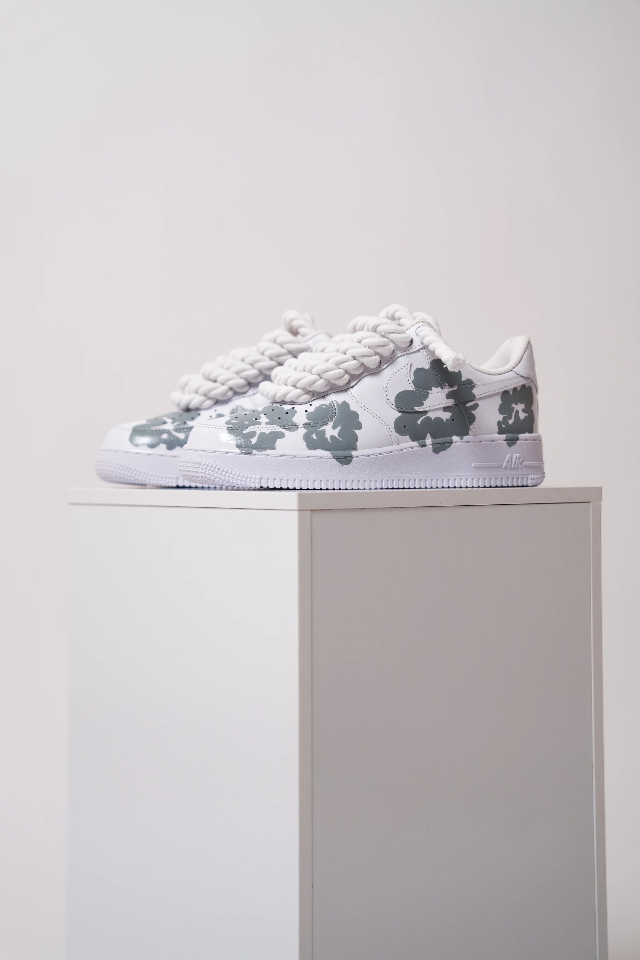 Nike Air Force 1 Denim Tears Grey "Rope Laces White"