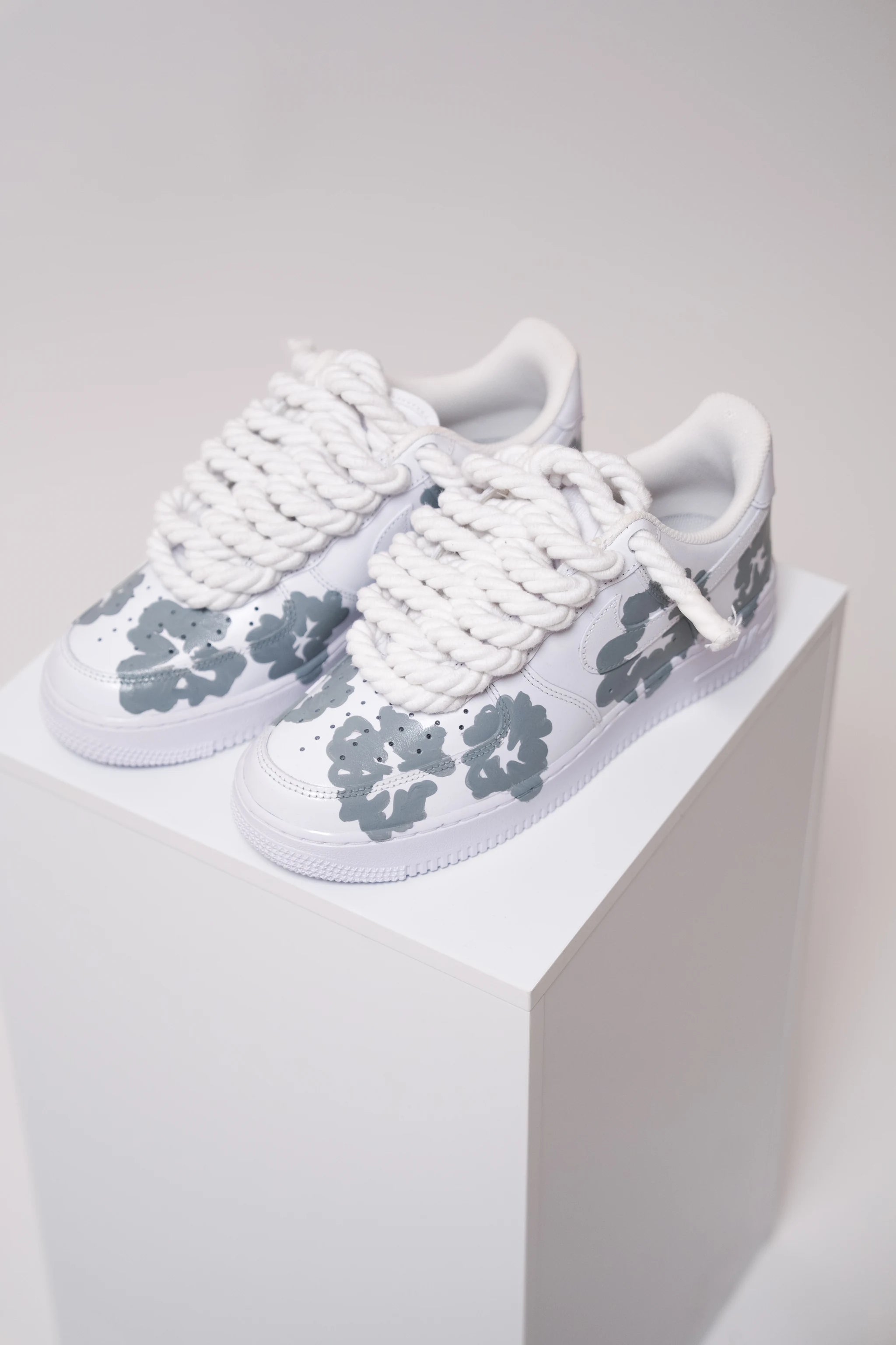 Nike Air Force 1 Denim Tears Grey "Rope Laces White"