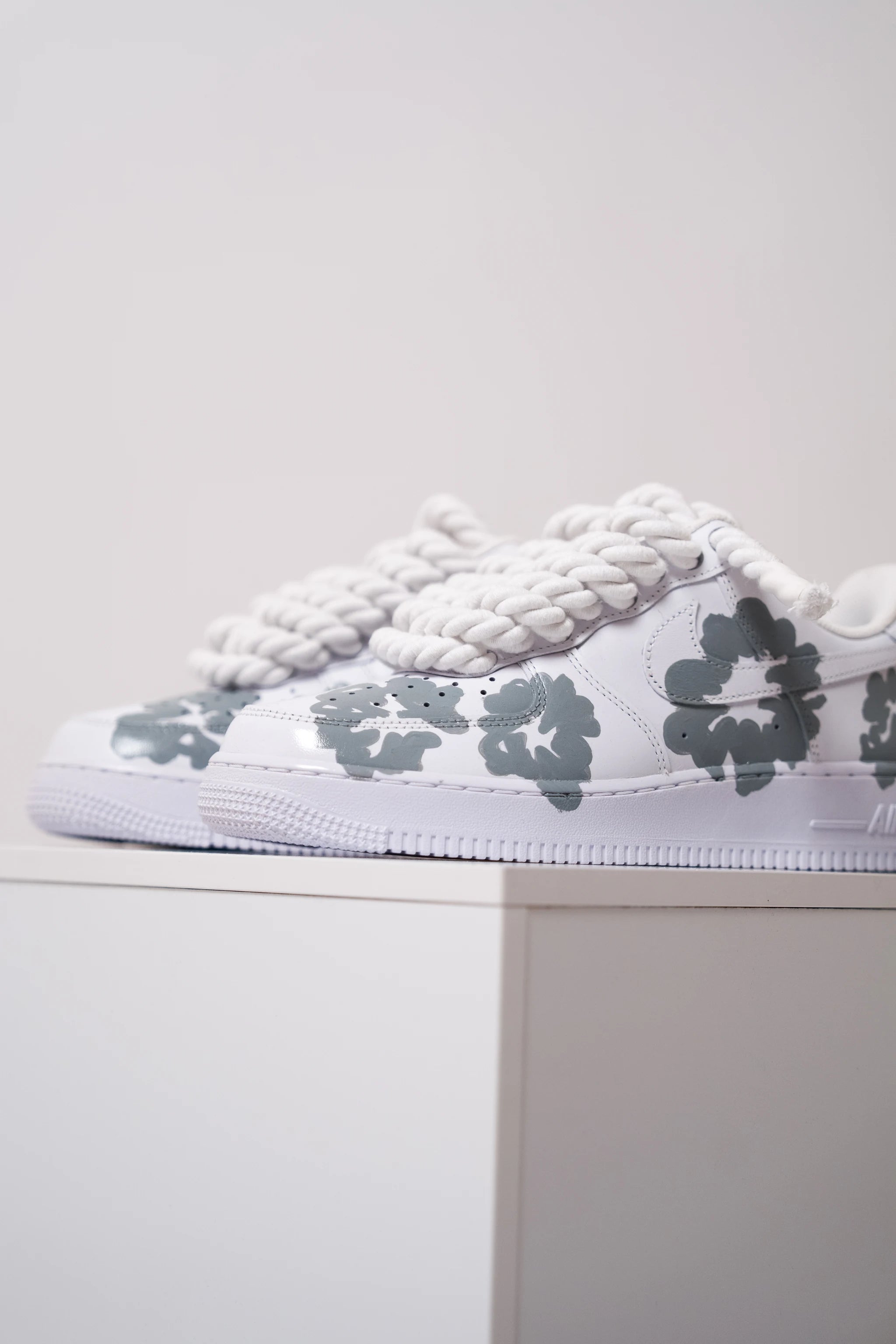 Nike Air Force 1 Denim Tears Grey "Rope Laces White"