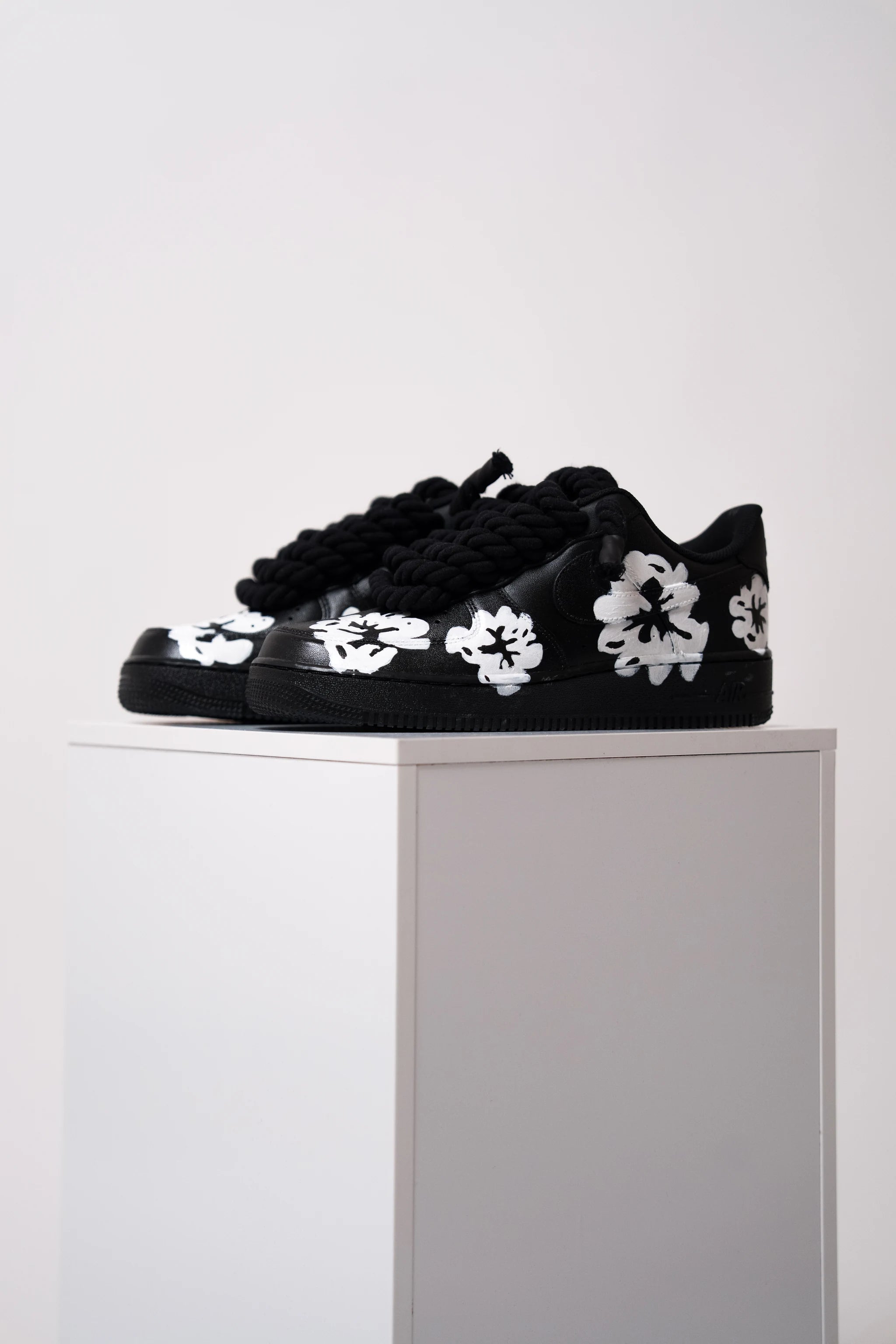 Nike Air Force 1 Denim Tears White "Rope Laces Black"