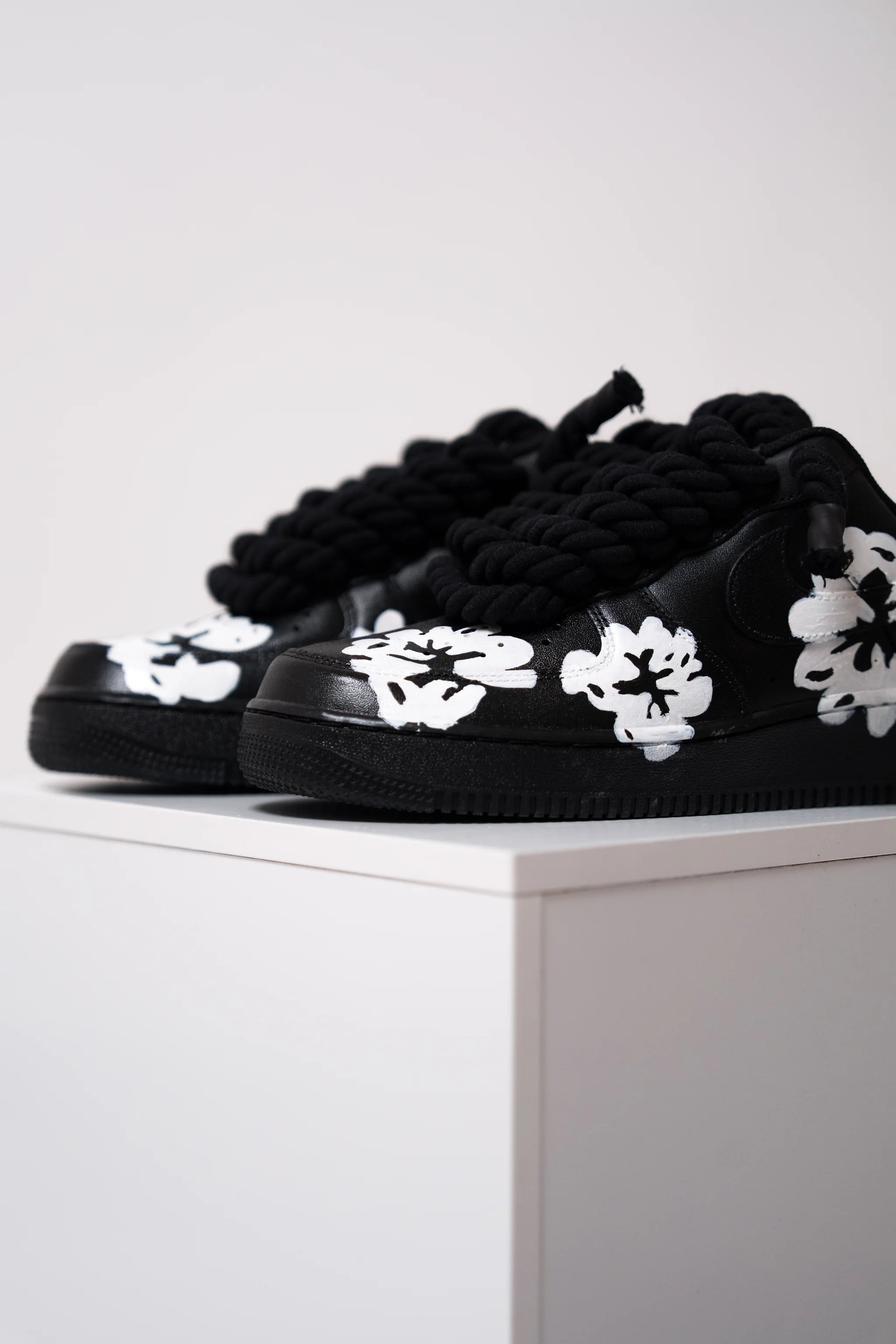 Nike Air Force 1 Denim Tears White "Rope Laces Black"