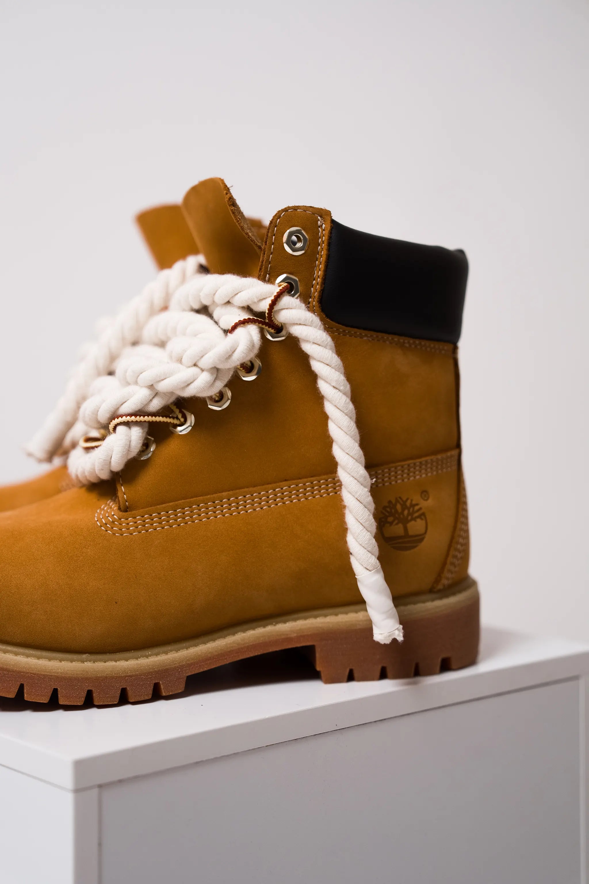 Timberland Premium 6-Inch "Rope Laces Cream"