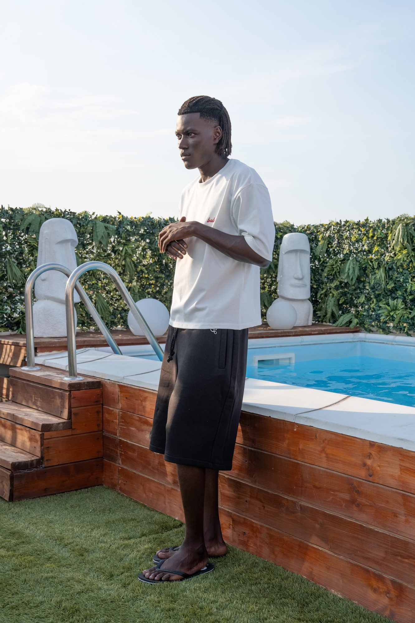 BABA Cotton Shorts - Black