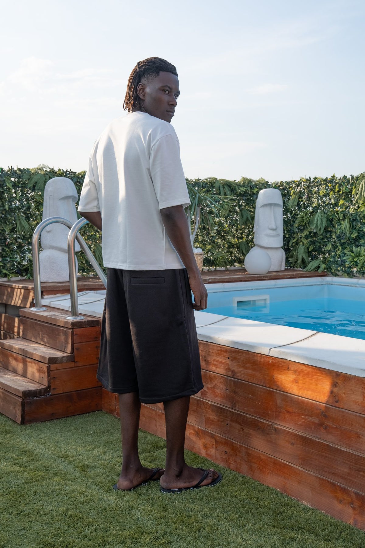 BABA Cotton Shorts - Black