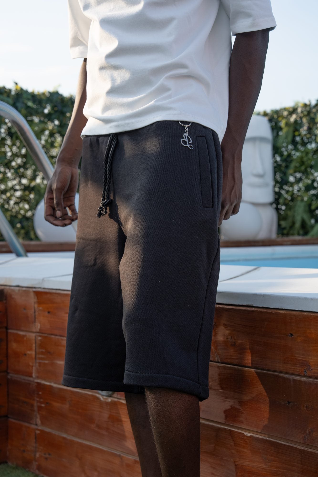 BABA Cotton Shorts - Black