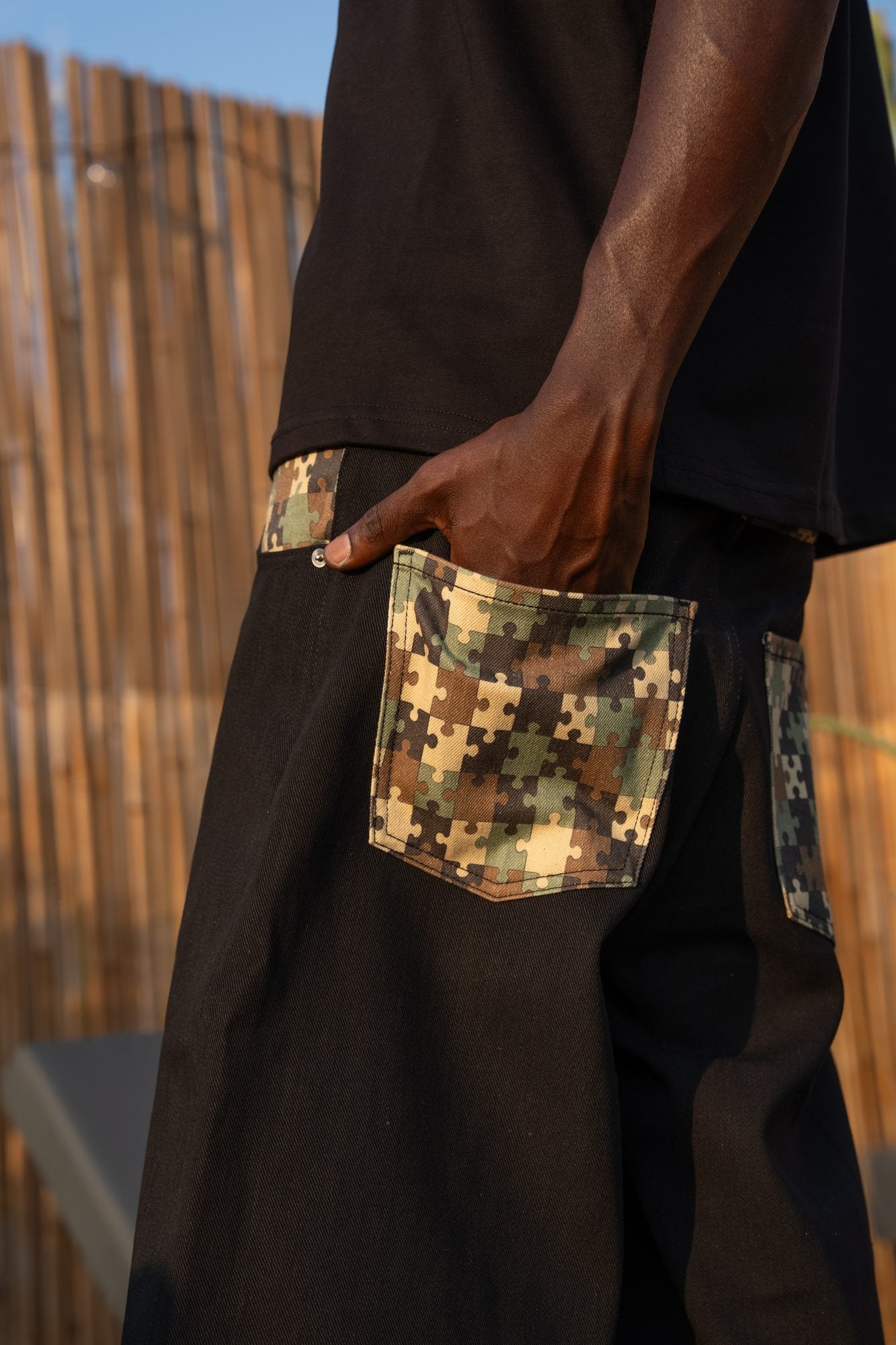 BABA Puzzle Denim - Black