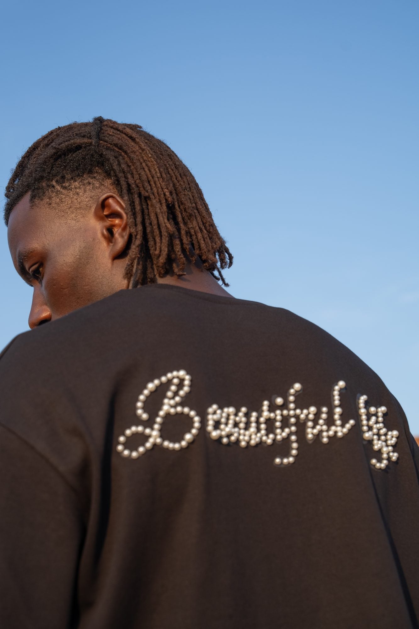 BABA Pearls T-Shirt- Black