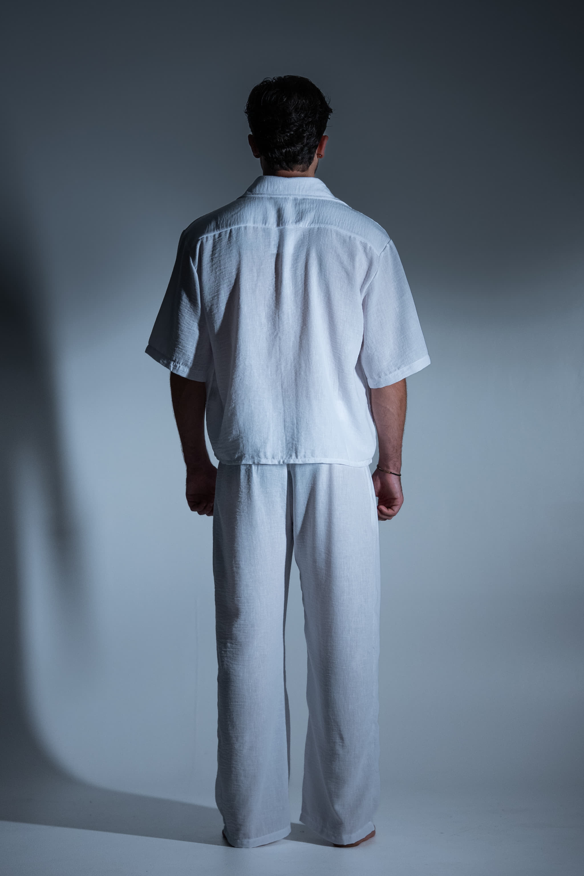 BABA Matching Set Misto Lino - White