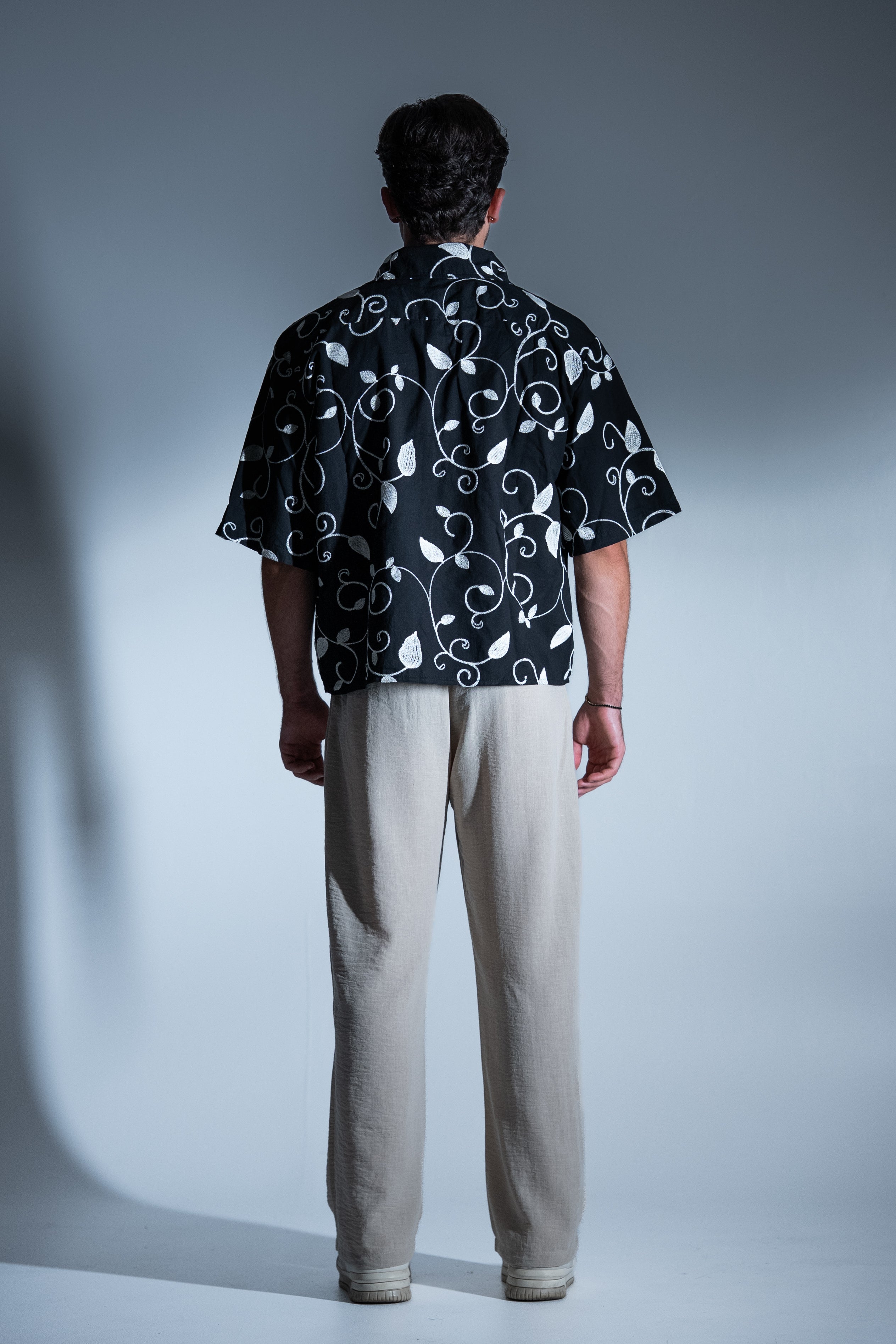 BABA Floral Shirt - Black