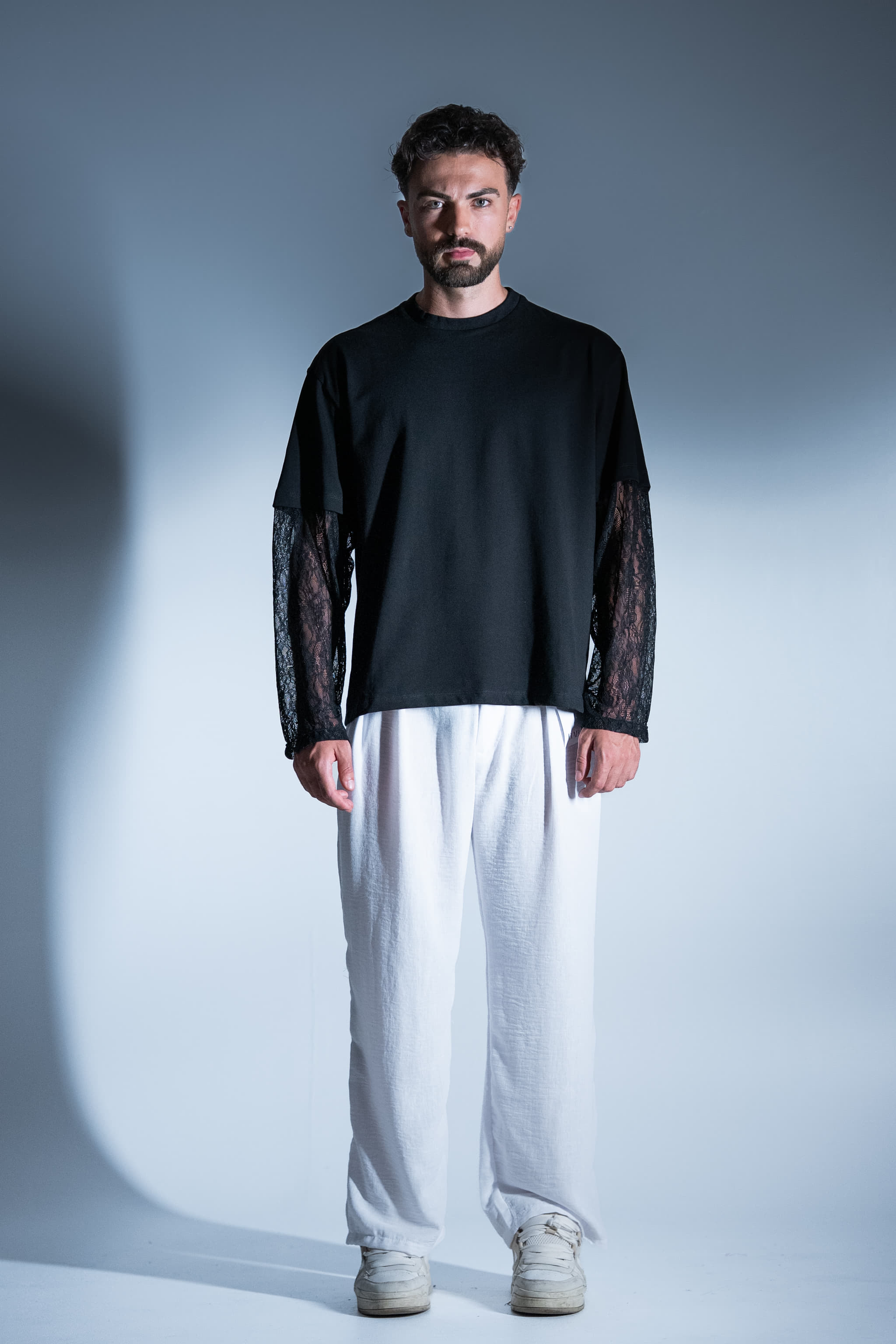 BABA Longsleeve Lace - Black