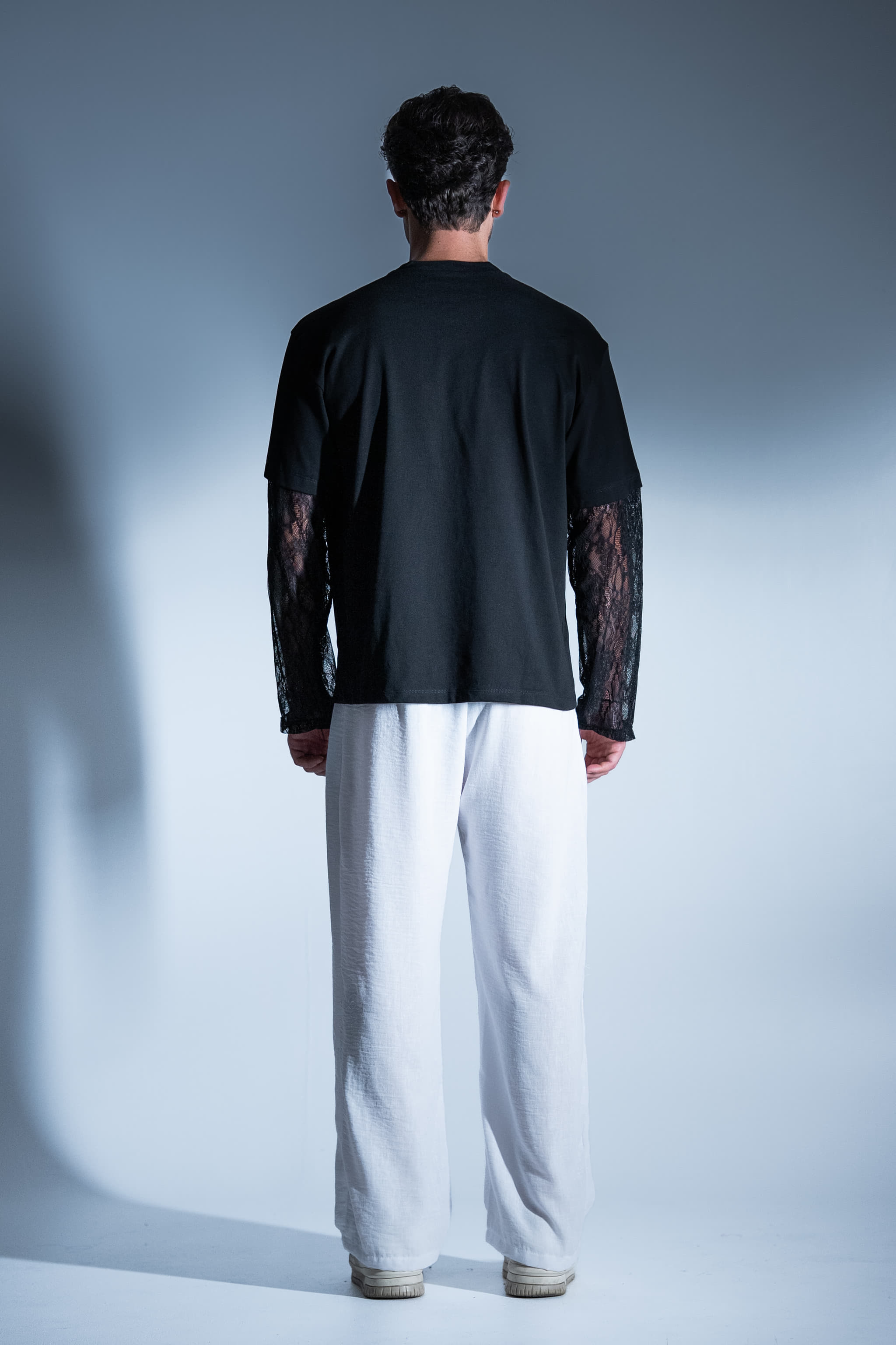 BABA Longsleeve Lace - Black